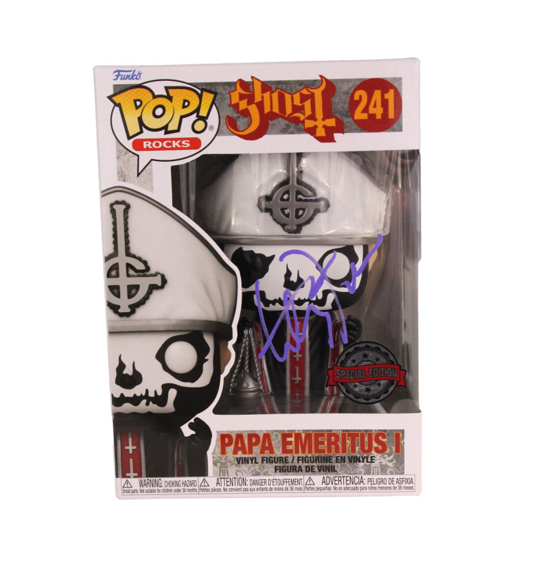 Tobias Forge Signed Autograph Funko Pop Ghost Special Edition Papa Emeritus BAS