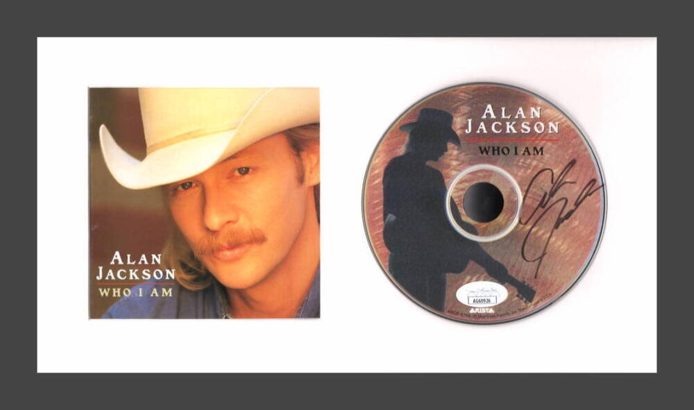 Alan Jackson Signed Autograph Who I Am Framed CD Display - Ready to Hang! JSA
