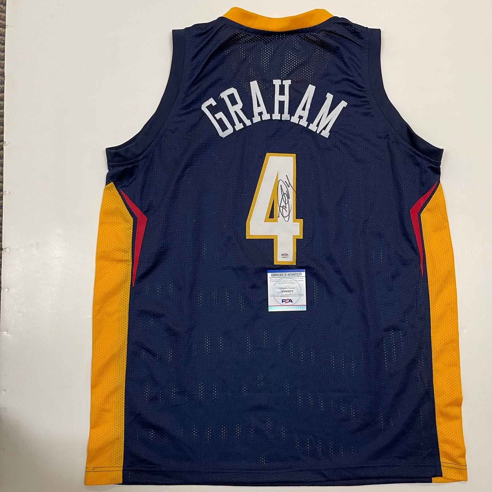Devonte' Graham Signed Jersey PSA/DNA New Orleans Pelicans Autographed

