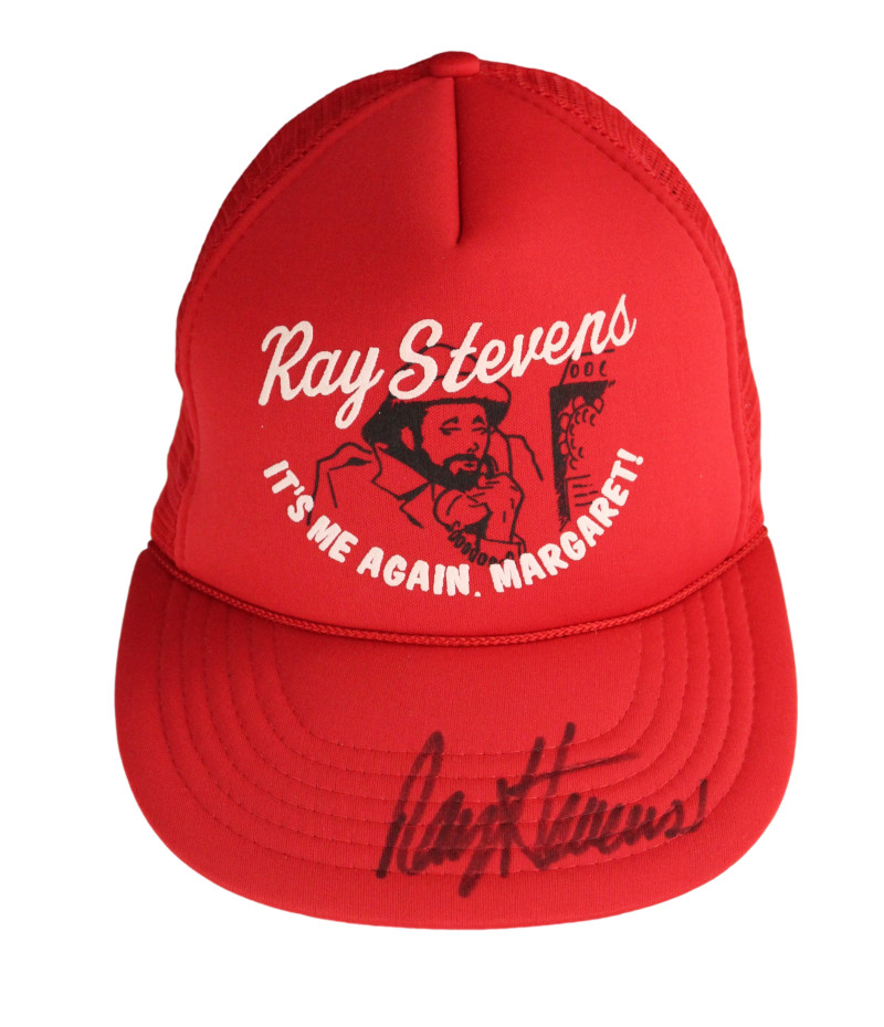 Ray Stevens Signed Autograph Trucker Hat Baseball Cap - Nashville Misty JSA COA
