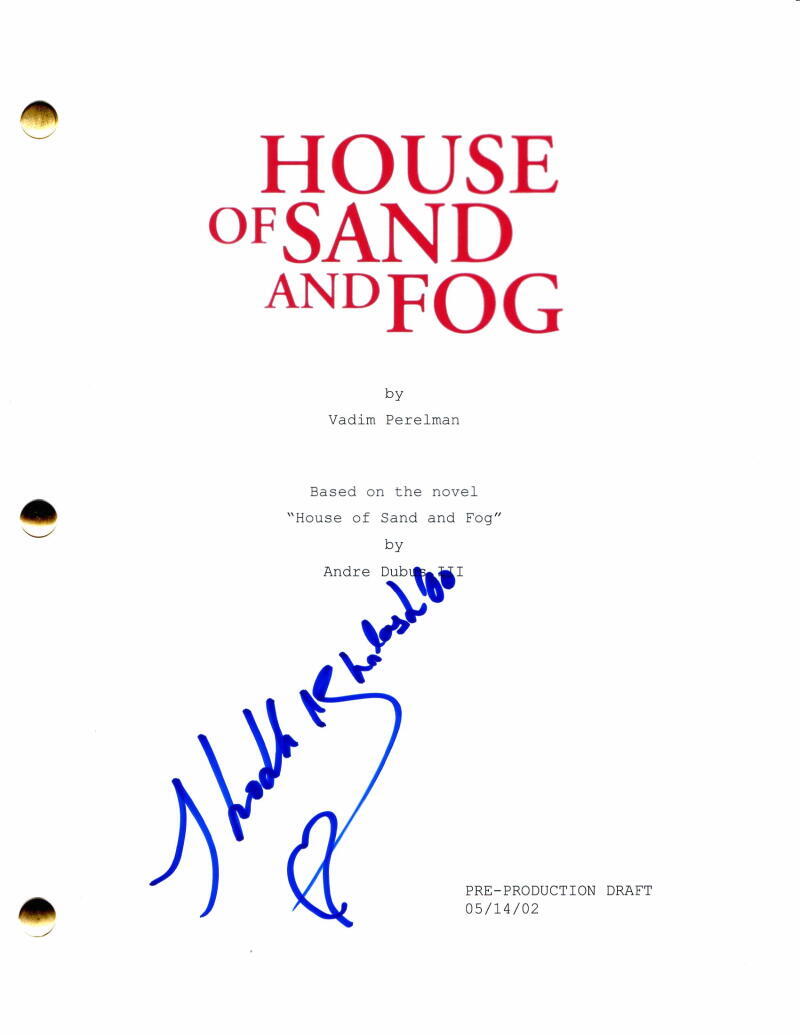 Shohreh Aghdashloo Signed Autograph House of Sand and Fog Full Movie Script Rare
