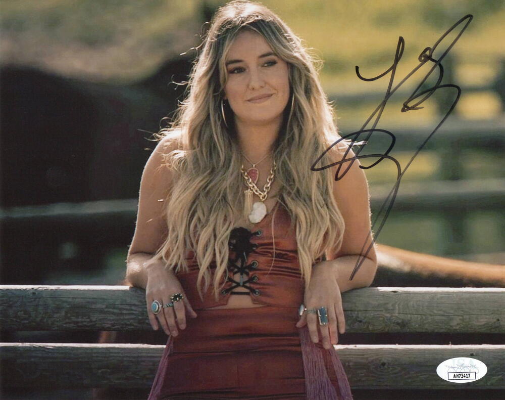 Lainey Wilson Signed Autograph 8x10 Photo - Sexy Yellowstone Star Abby JSA COA
