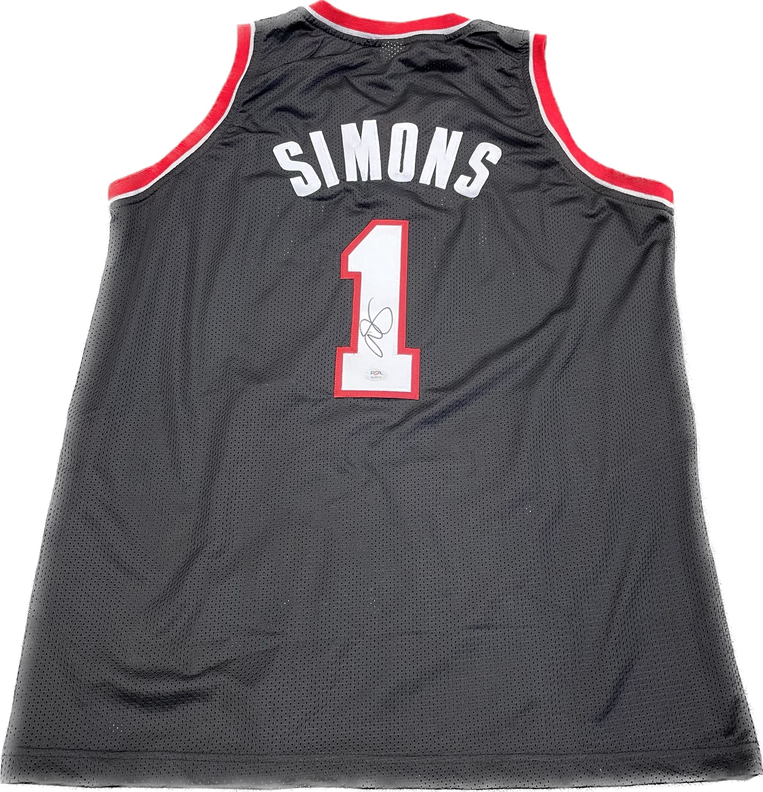 Anfernee Simons signed jersey PSA/DNA Portland Trail Blazers Autographed Black
