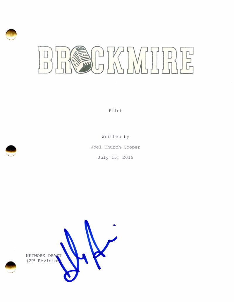 Hank Azaria Signed Autograph Brockmire Full Pilot Script - The Simpsons Star

