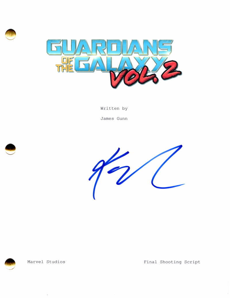 Karen Gillan Signed Autograph Guardians of the Galaxy 2 Full Movie Script Nebula
