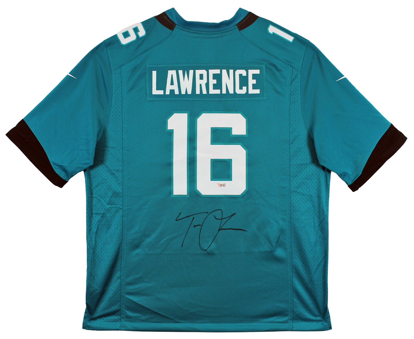 Jaguars Trevor Lawrence Authentic Signed Teal Nike Game Jersey Fanatics

