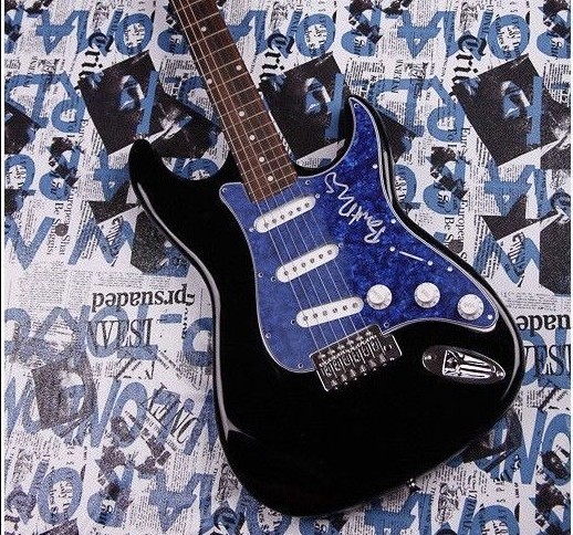 GFA Spoon the Band * BRITT DANIEL * Signed Electric Guitar COA