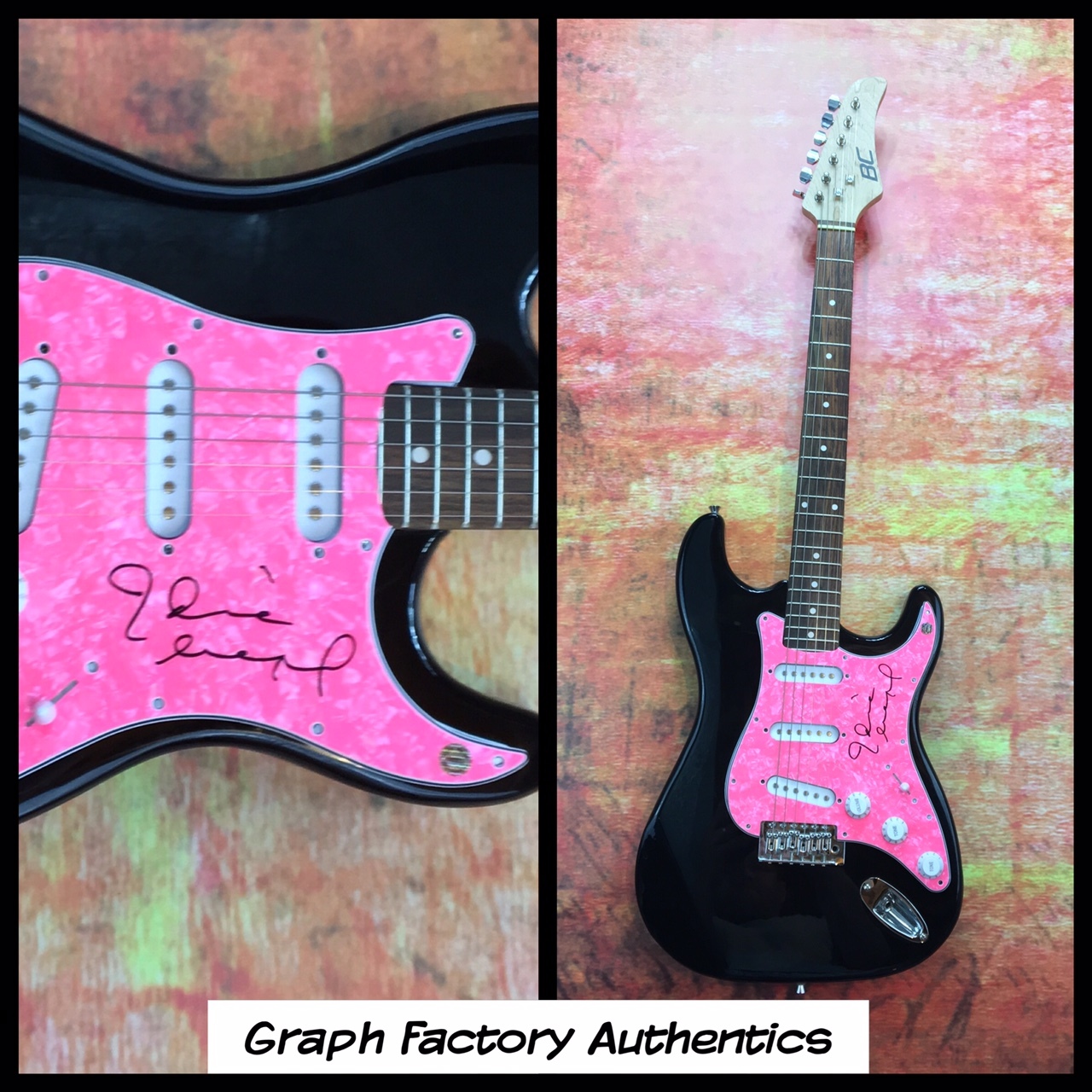 GFA Frozen & Broadway Star * IDINA MENZEL * Signed Electric Guitar M3 COA