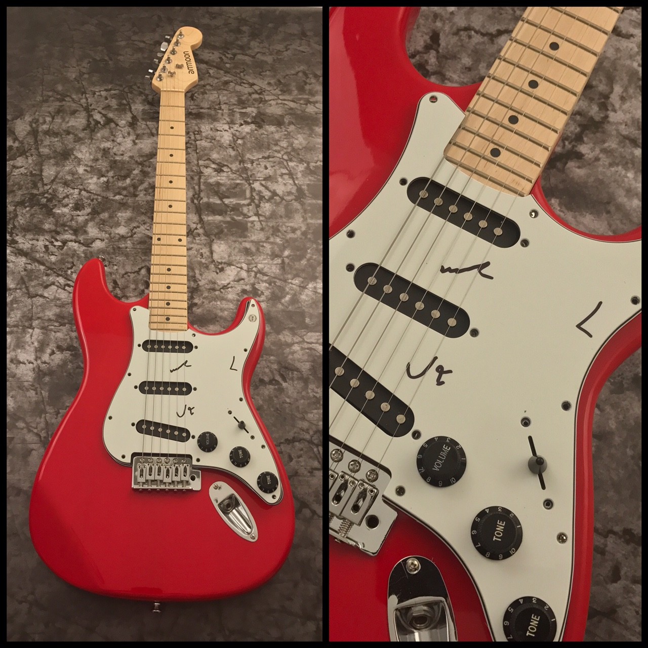 GFA J Mascis, Lou and Murph * DINOSAUR JR. * Band Signed Electric Guitar AD2 COA