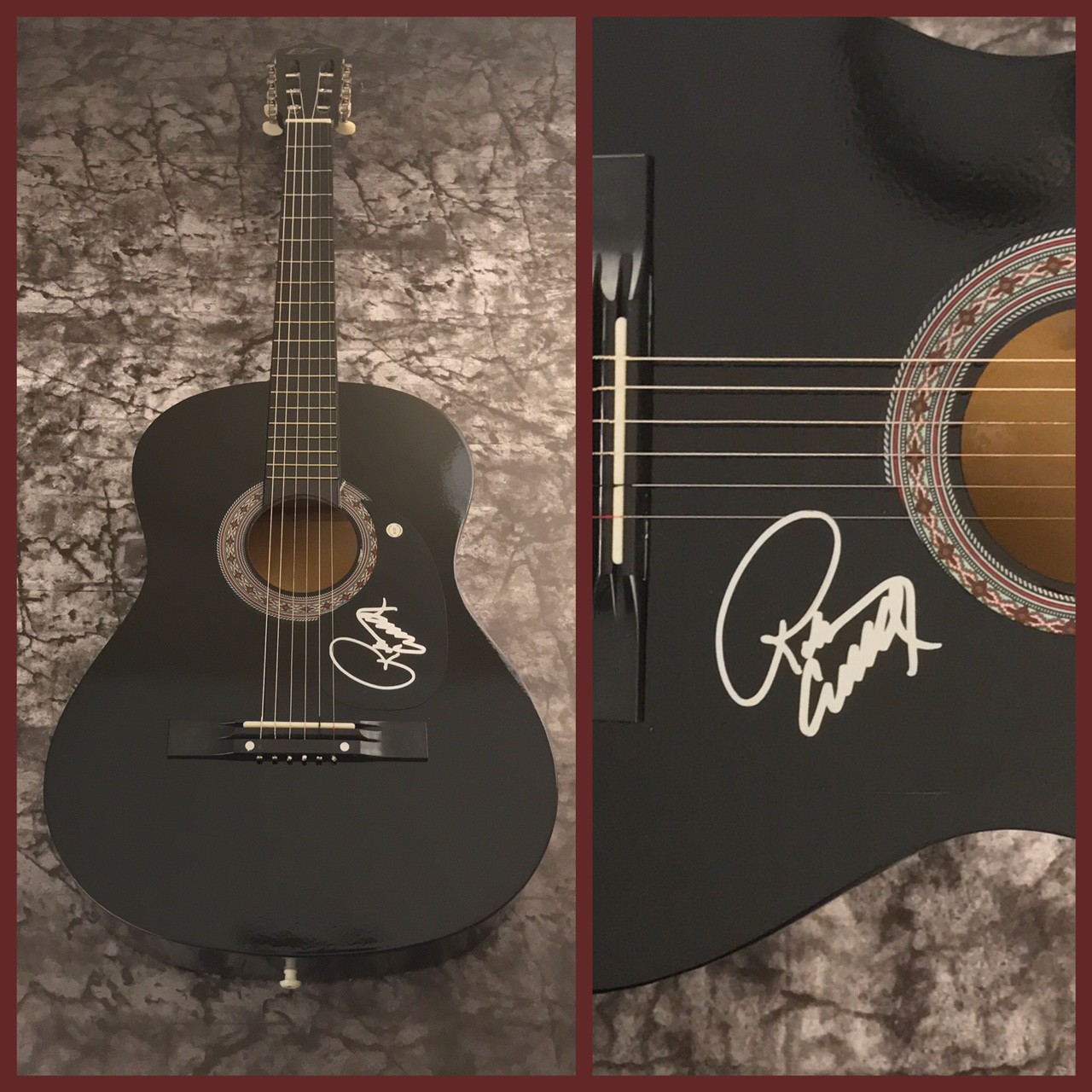 GFA Diamonds & Dirt * RODNEY CROWELL * Signed Autograph Acoustic Guitar AD1 COA