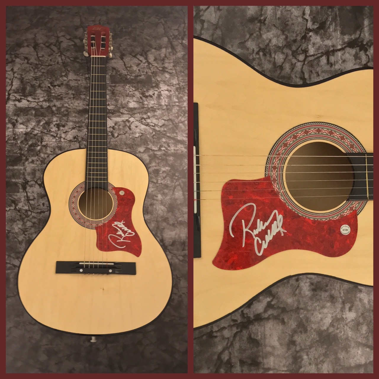 GFA Diamonds & Dirt * RODNEY CROWELL * Signed Autograph Acoustic Guitar AD2 COA