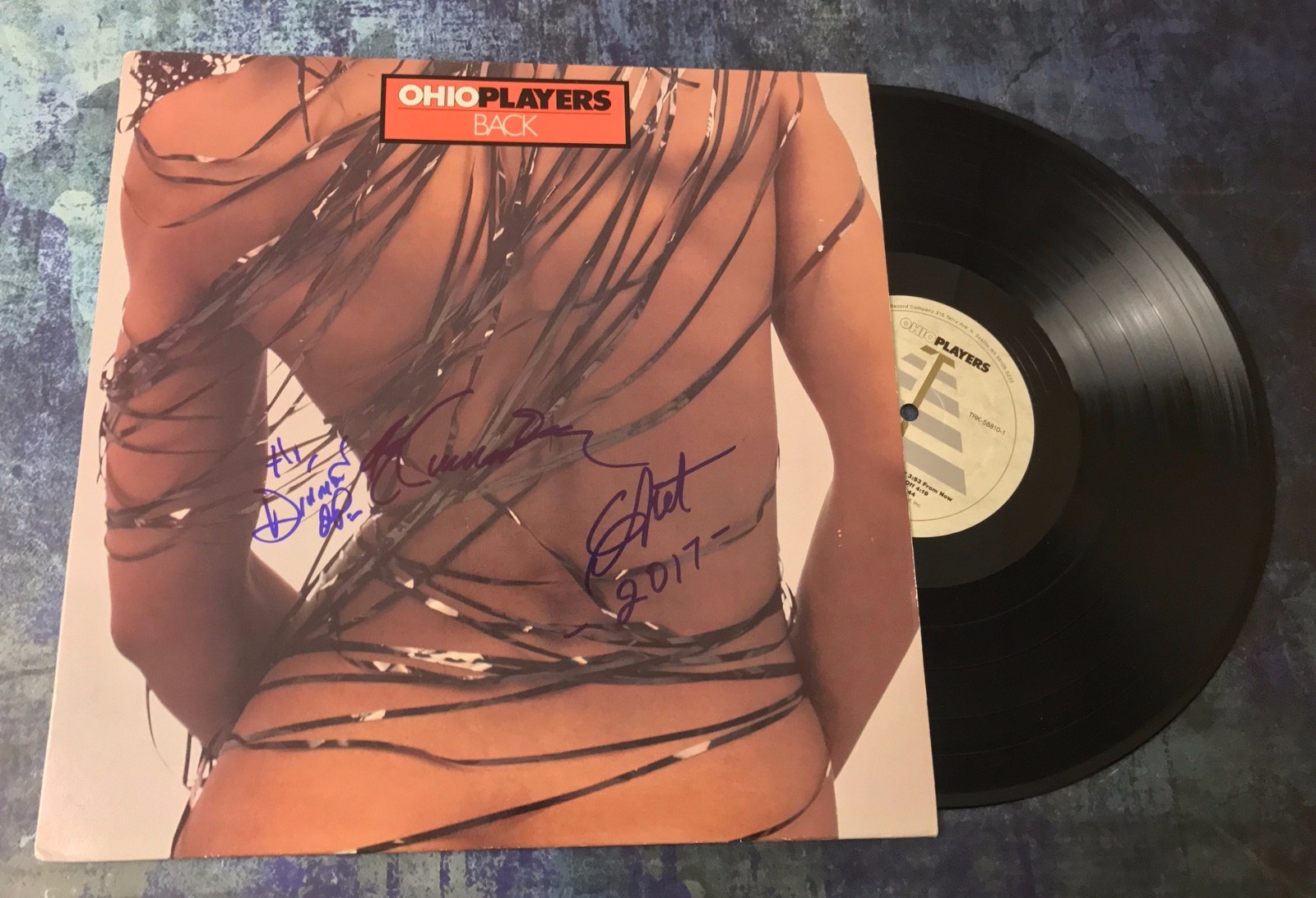 GFA The Alarm Singer * OHIO PLAYERS * Signed Record Album PROOF AD1 COA