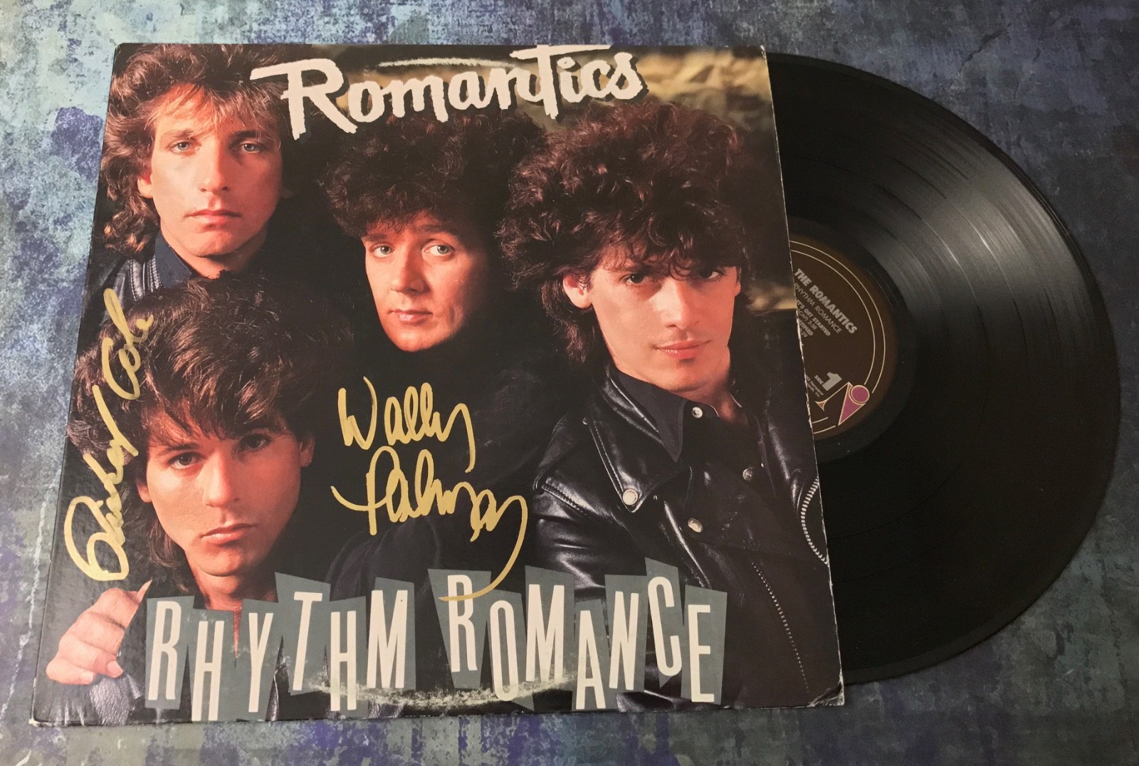 GFA Wally Palmar & Rich Cole * THE ROMANTICS * Signed Record Album AD3 COA
