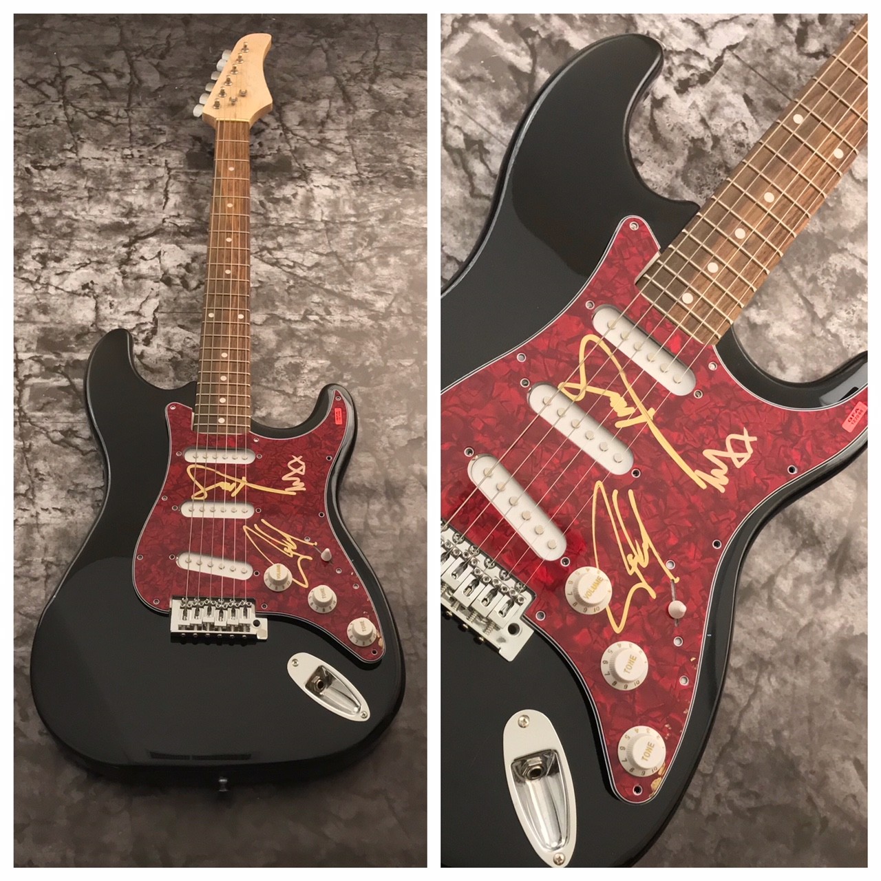 GFA Andreas Kisser x3 Band * SEPULTURA * Signed Electric Guitar AD1 COA