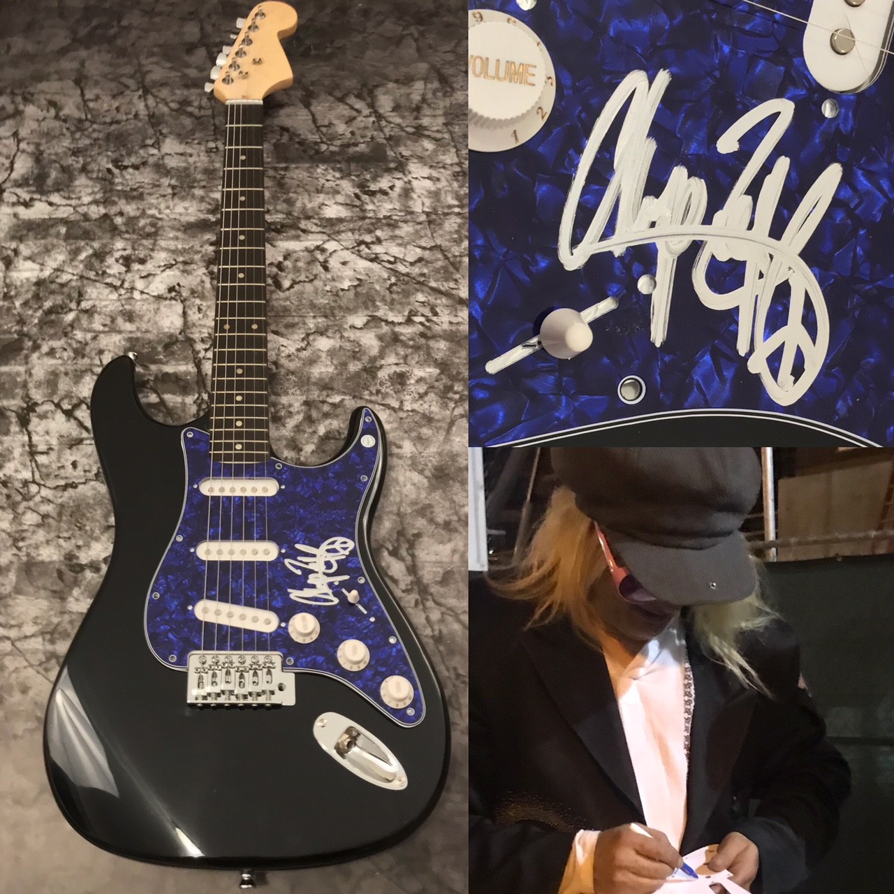 GFA Enuff Z'Nuff Band * CHIP Z'NUFF * Signed Electric Guitar PROOF AD4 COA