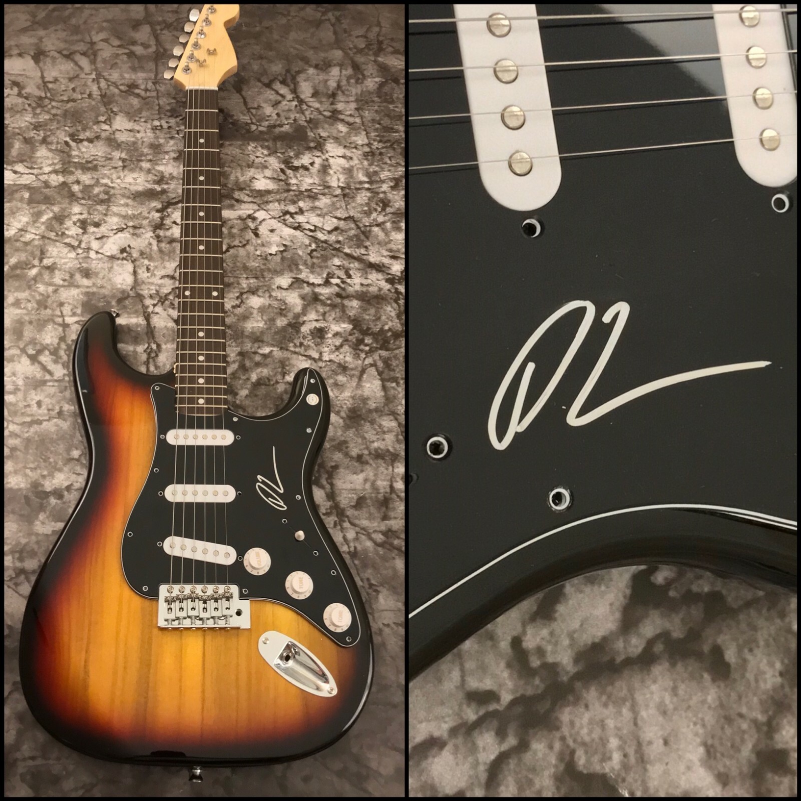 GFA A Place We Knew Waves Be Alright * DEAN LEWIS * Signed Electric Guitar COA
