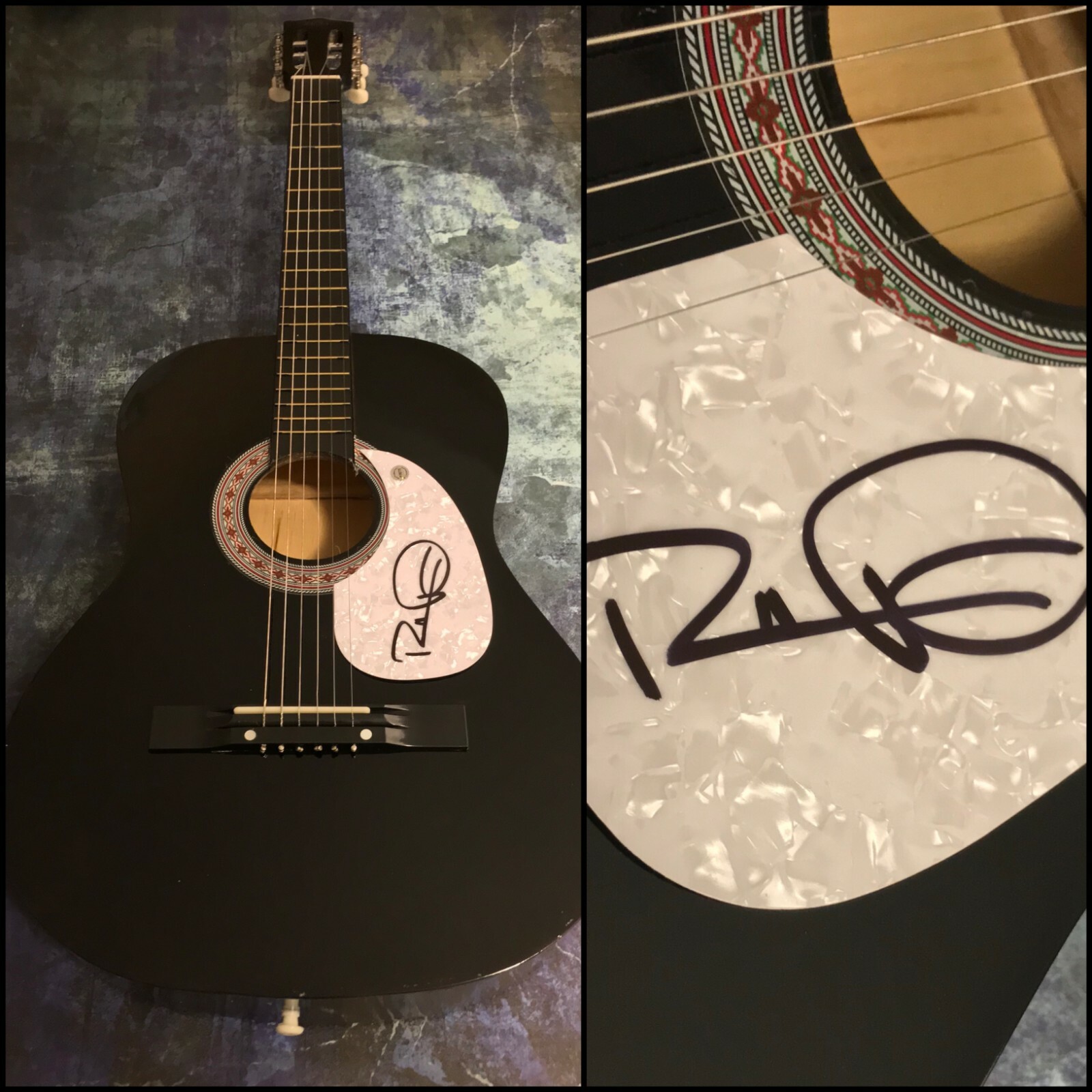 GFA Every Little Thing * RUSSELL DICKERSON * Signed Acoustic Guitar R3 COA
