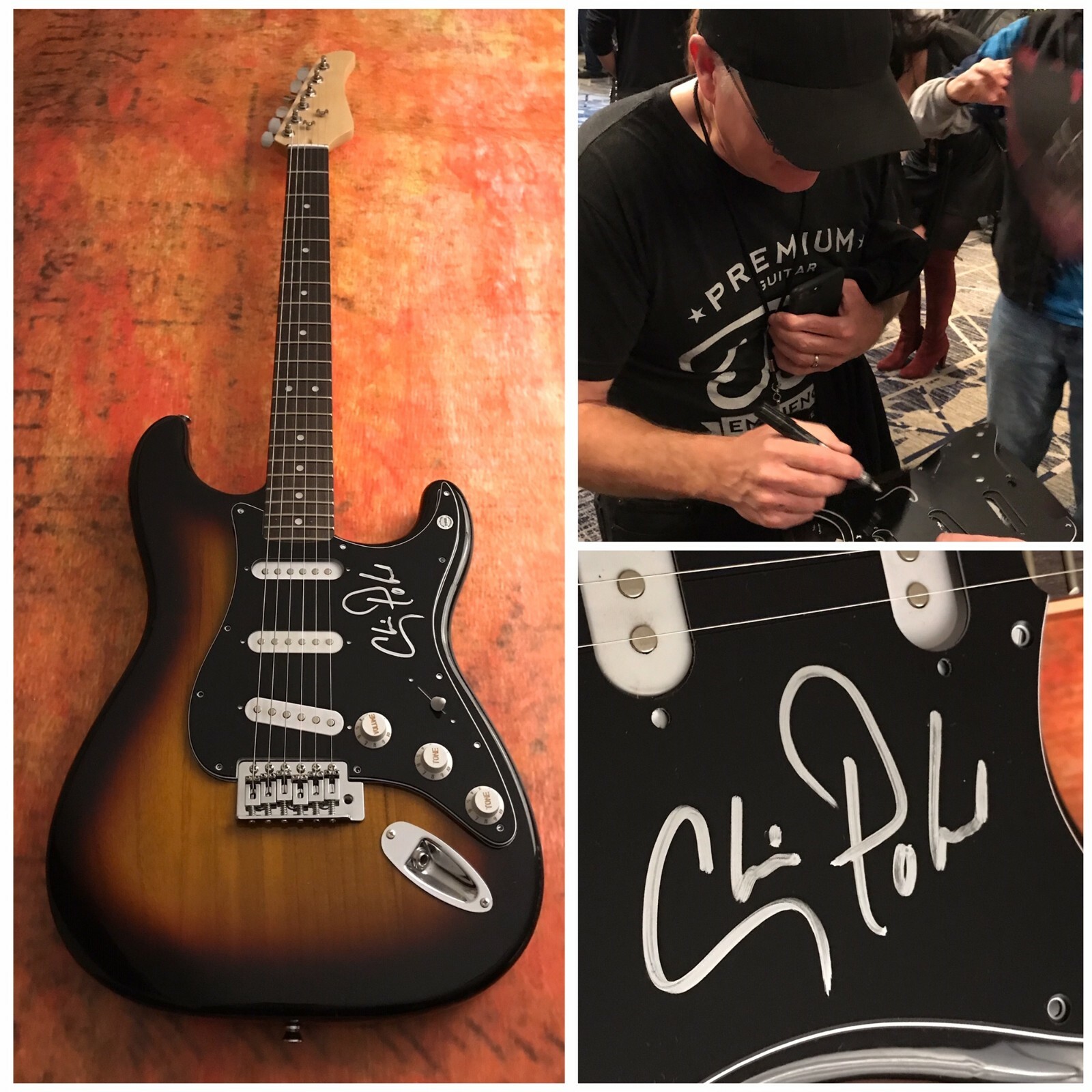 GFA Megadeth Band Guitarist * CHRIS POLAND * Signed Electric Guitar PROOF C2 COA