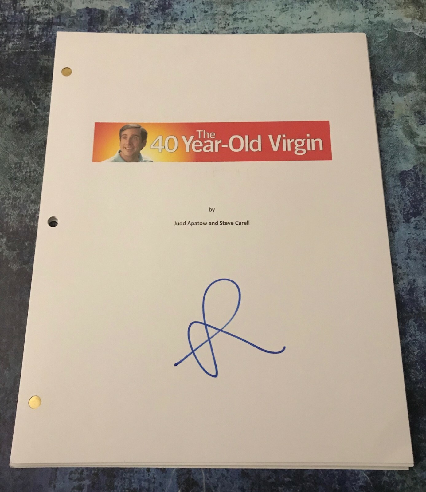 GFA 40 Year Old Virgin * SETH ROGEN * Signed Full Page Movie Script COA
