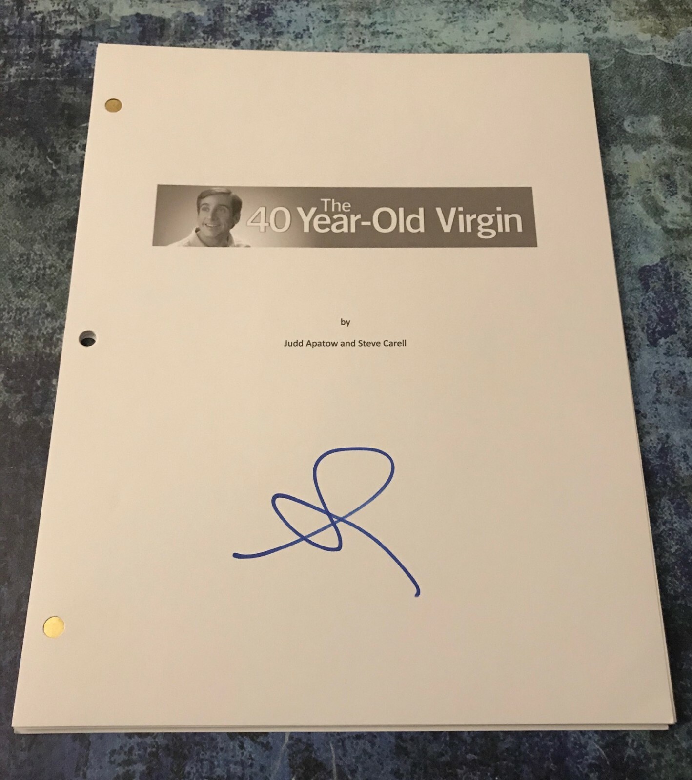 GFA 40 Year Old Virgin * SETH ROGEN * Signed Full Page Movie Script AD1 COA
