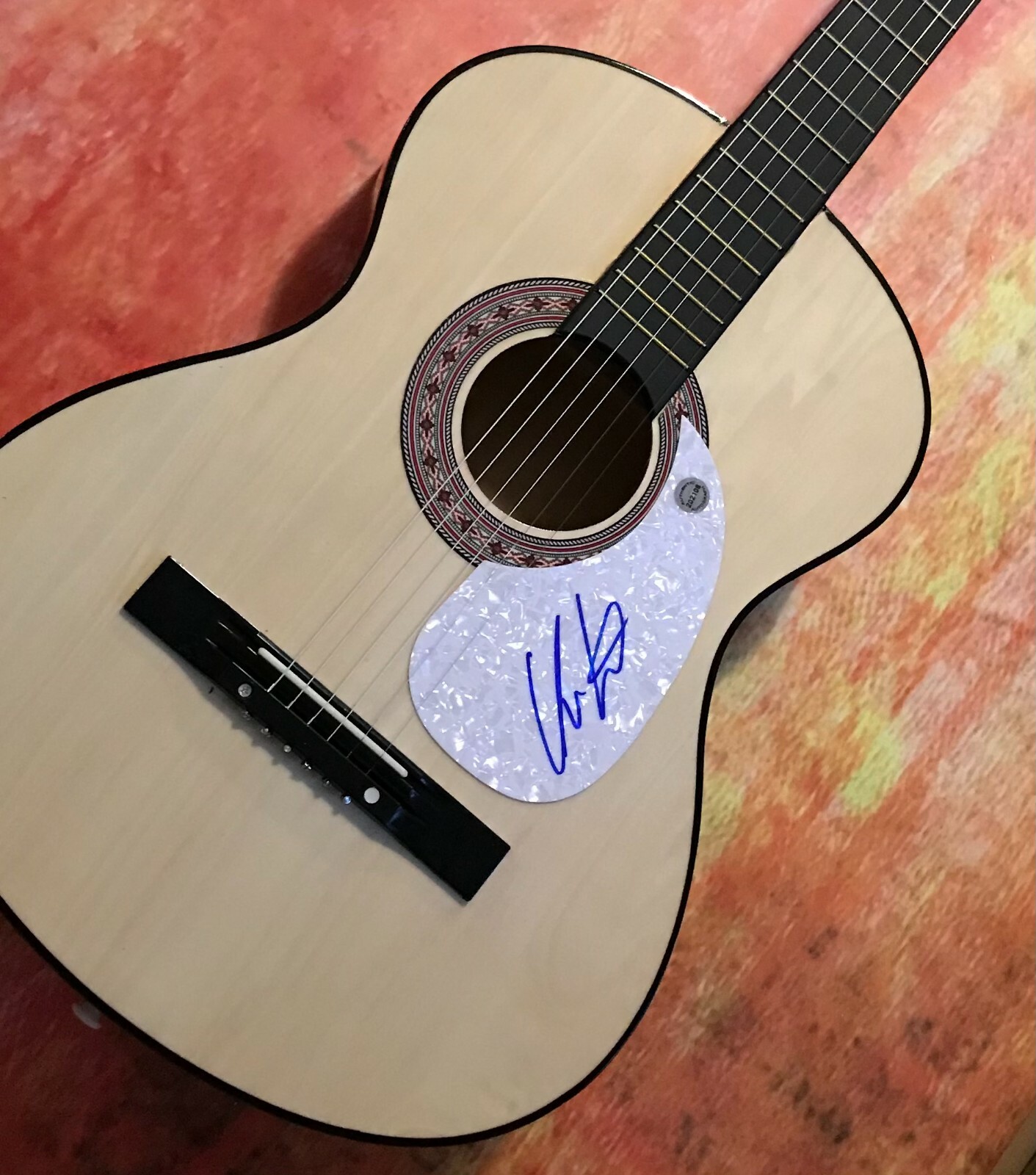 GFA Take Back Home Girl * CHRIS LANE * Signed Acoustic Guitar PROOF C4 COA
