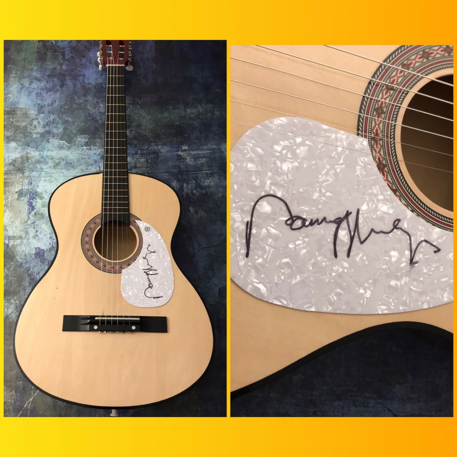 GFA It Was Almost Like a Song * RONNIE MILSAP * Signed Acoustic Guitar R4 COA

