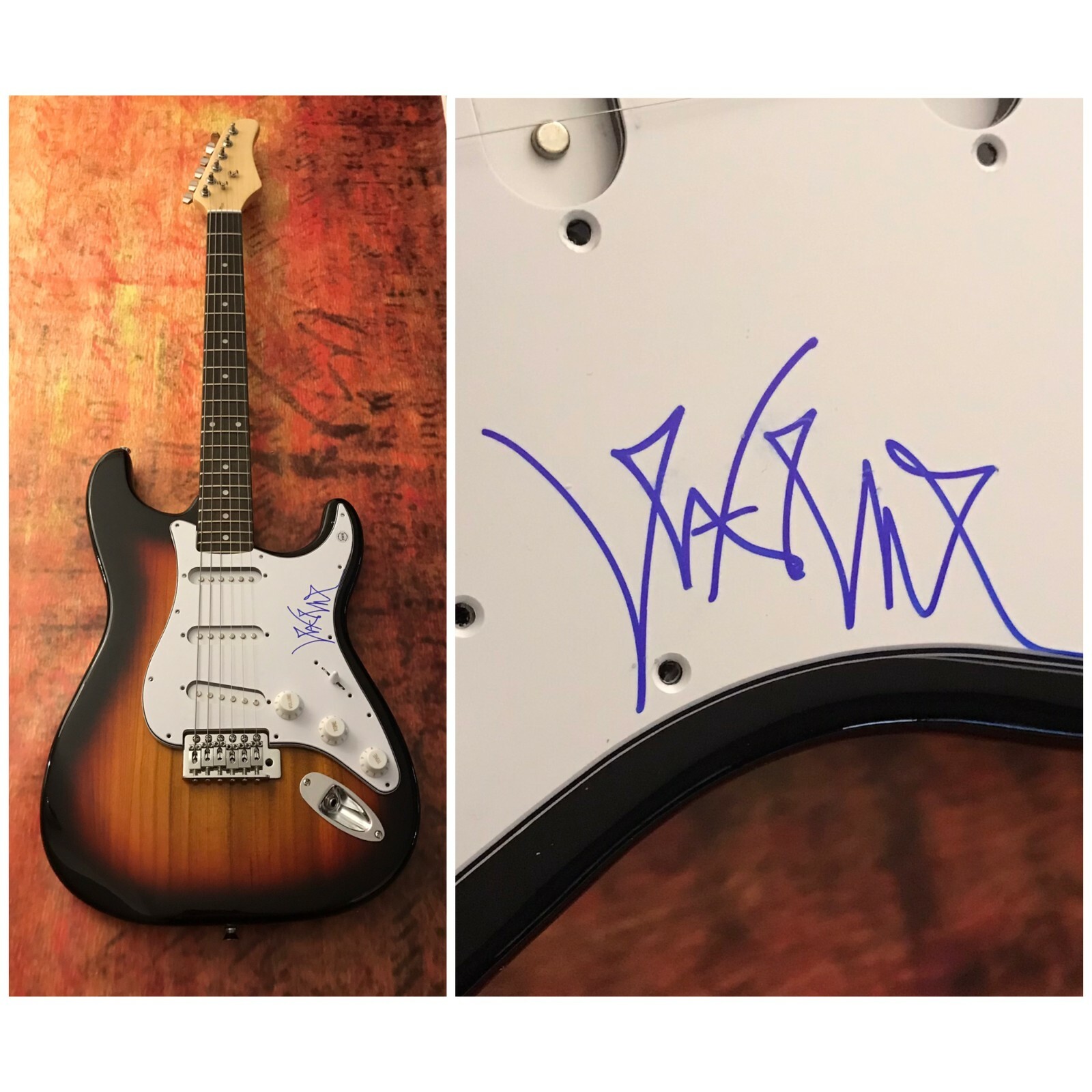 GFA We're Desperate - Band X * EXENE CERVENKA * Signed Electric Guitar E4 COA
