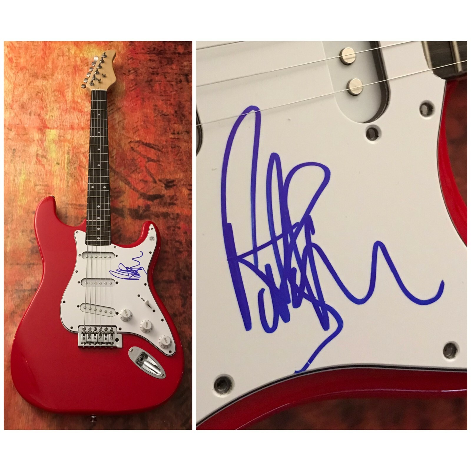 GFA Naked Eyes Band Star * PETE BYRNE * Signed Electric Guitar COA
