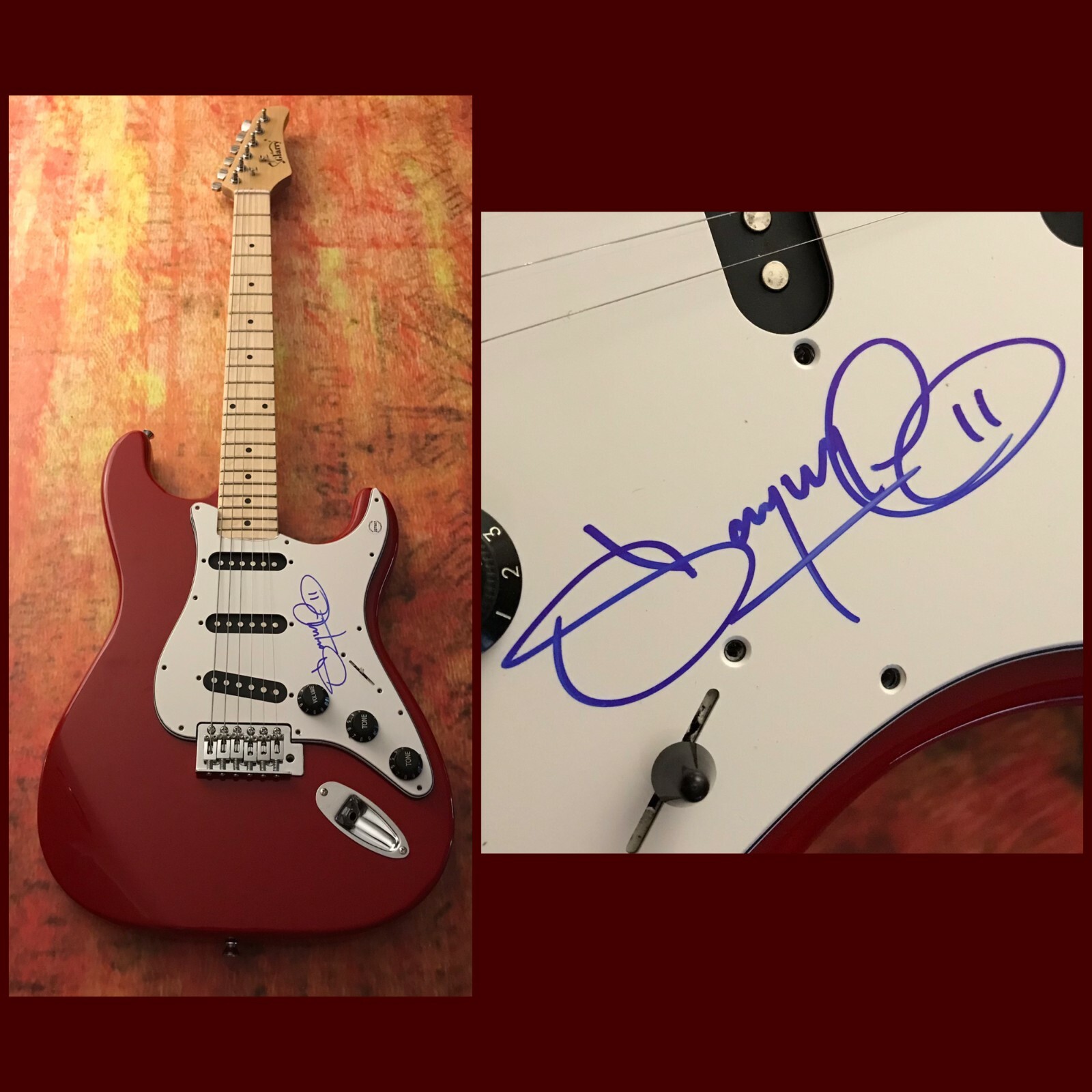 GFA EDM Hardtrap I Can't Escape * SAYMYNAME * Signed Electric Guitar S3 COA
