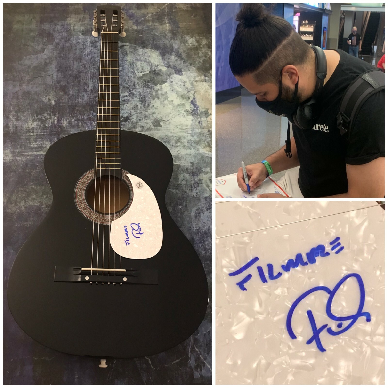 GFA Love That About You * TYLER FILMORE * Signed Acoustic Guitar PROOF F2 COA
