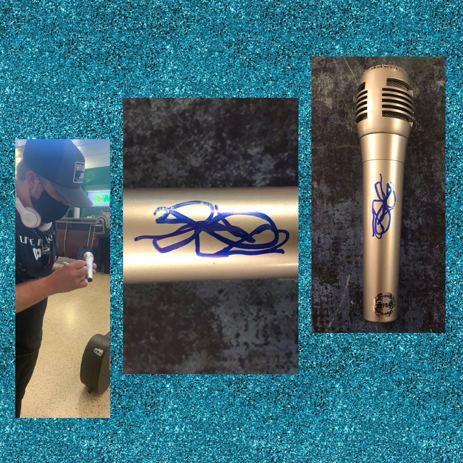 GFA Buy and Buy Home to Me * ROSS ELLIS * Signed Microphone PROOF R4 COA
