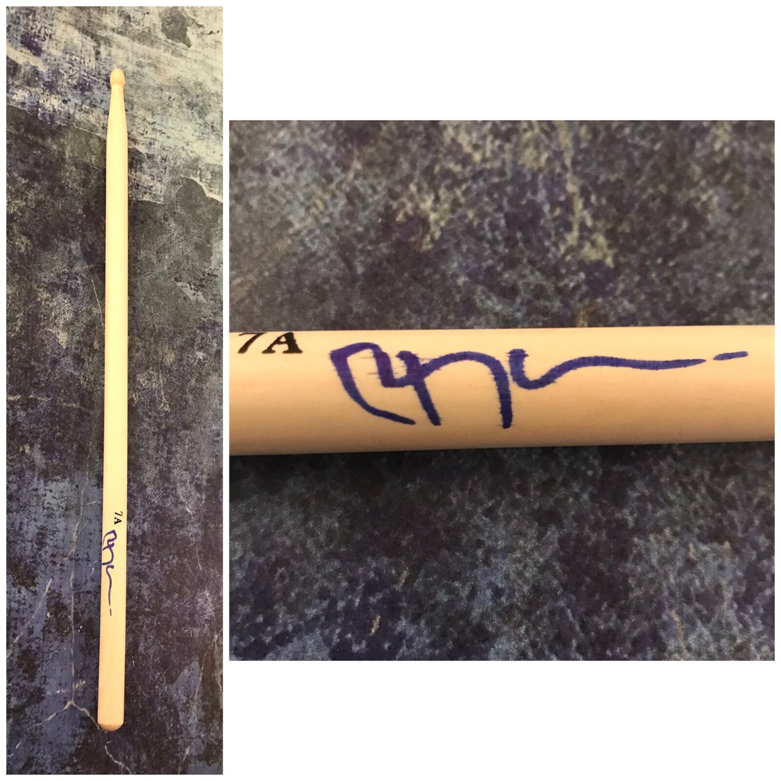 GFA Hinder Band Drummer * CODY HANSON * Signed Autograph Drumstick PROOF C1 COA
