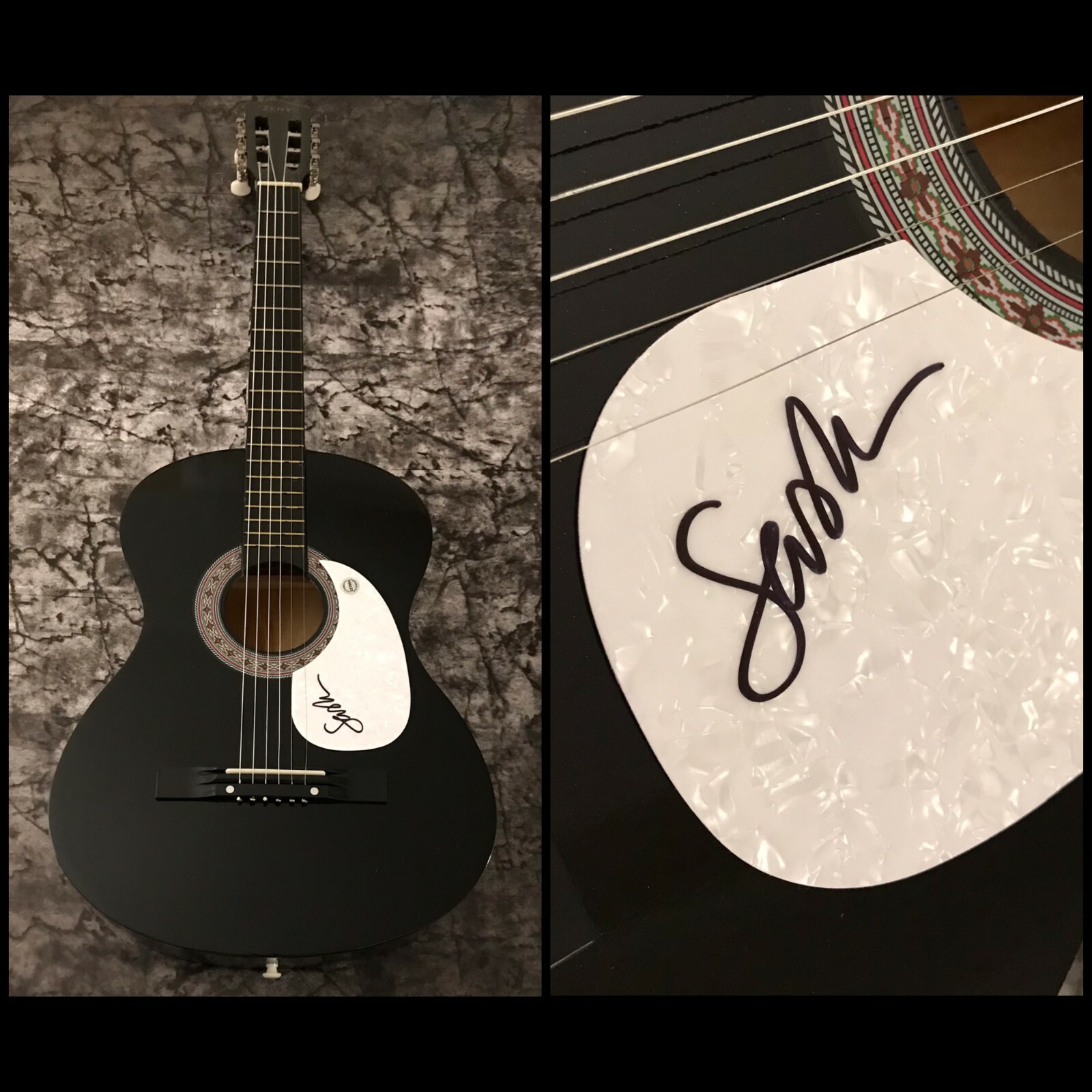 GFA When Was it Over? * SASHA ALEX SLOAN * Signed Acoustic Guitar PROOF S2 COA
