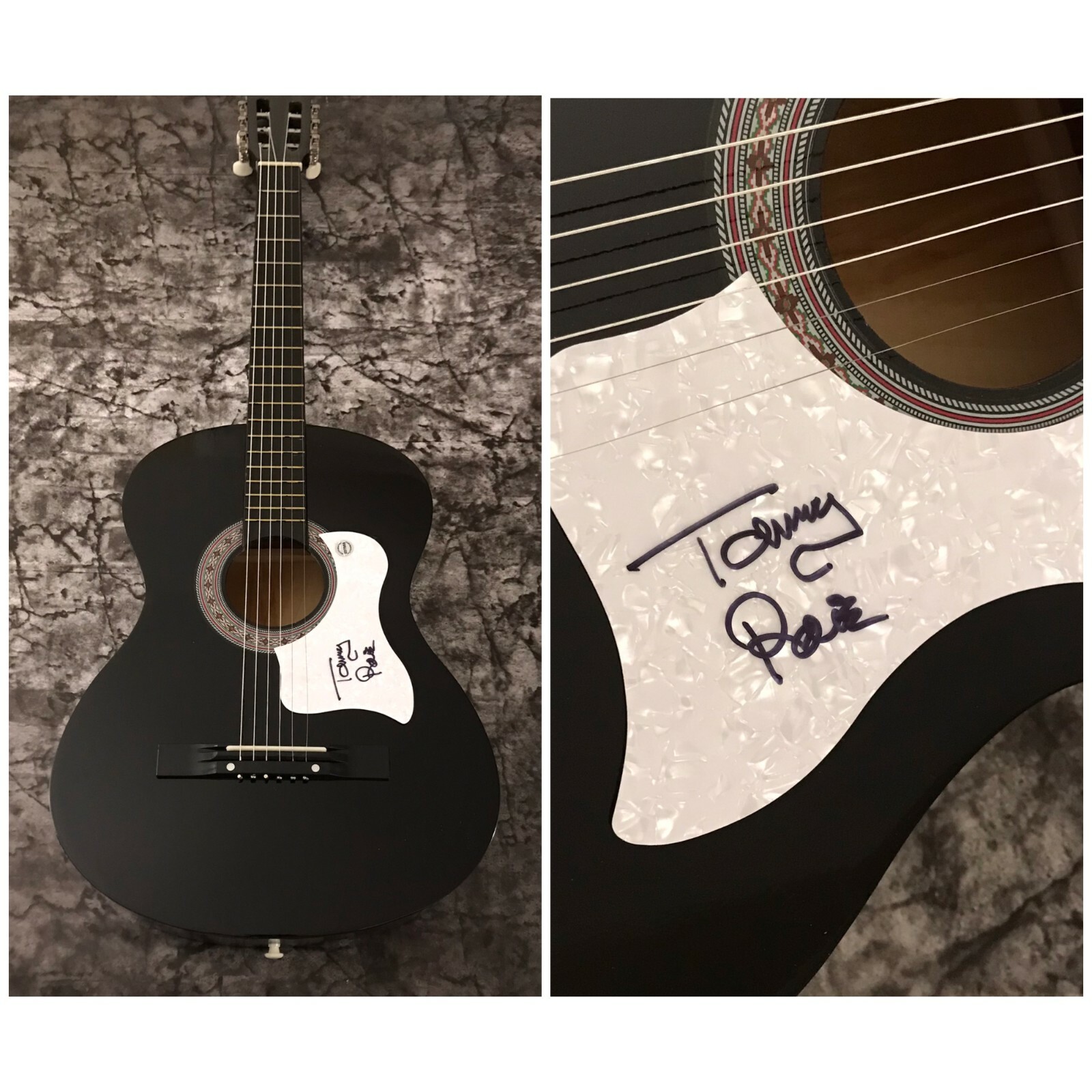 GFA Hooray for Hazel & Sheila * TOMMY ROE * Signed Acoustic Guitar T4 COA
