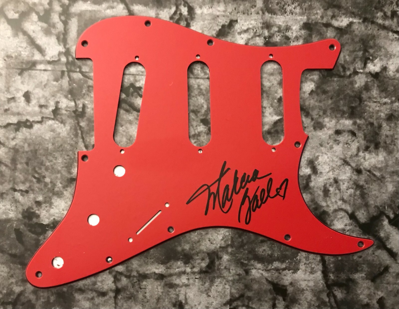 GFA Dreams Come True Jazz Star * MARCIA BALL * Signed Electric Pickguard COA
