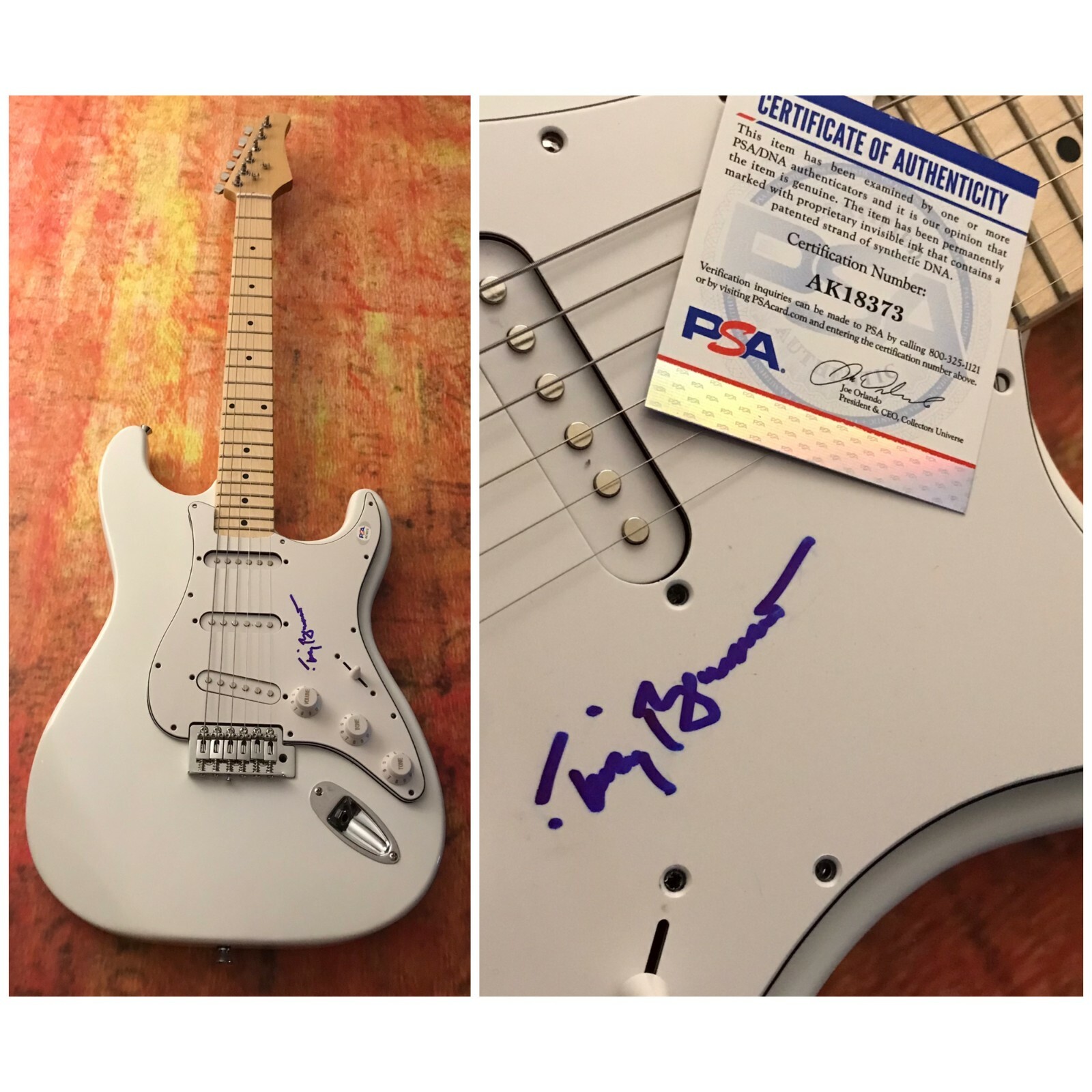 PSA I Left My Heart in San Francisco * TONY BENNETT * Signed Electric Guitar COA
