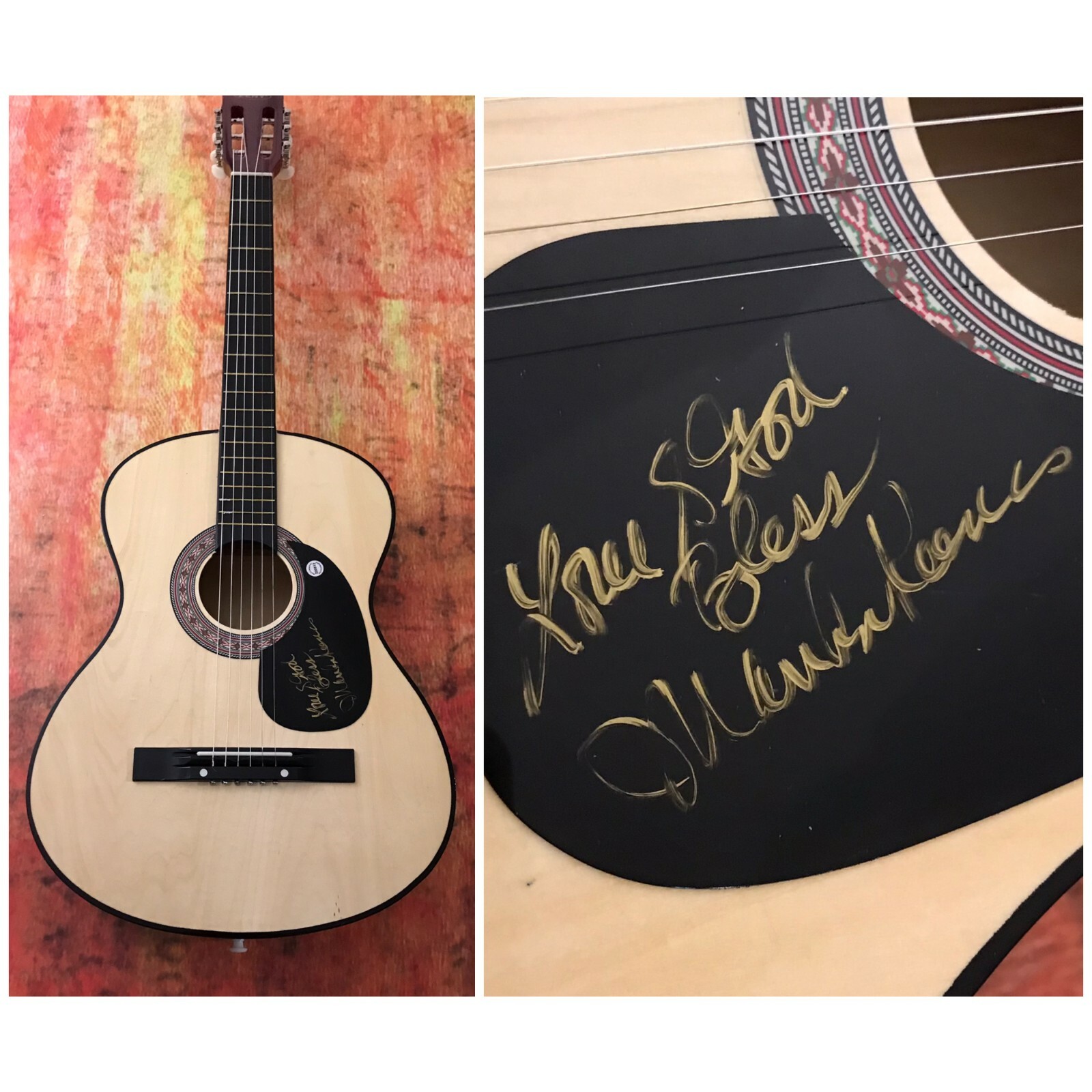 GFA and the Vandellas * MARTHA REEVES * Signed Acoustic Guitar COA
