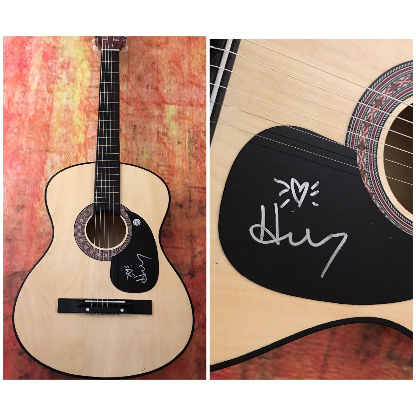 GFA All in Your Name Star * HEATHER MALONEY * Signed Acoustic Guitar H3 COA
