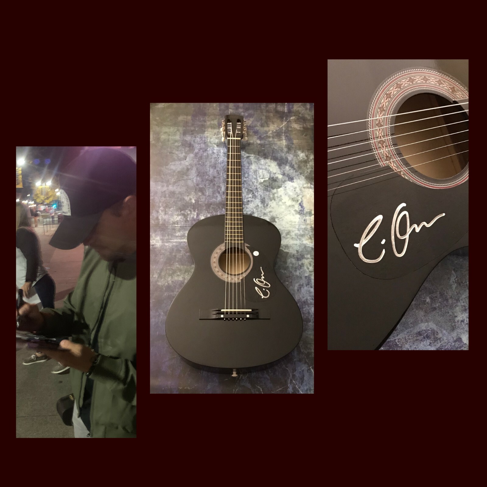 GFA Wedding Dress & Good Taste * LEVI HUMMON * Signed Acoustic Guitar L1 COA