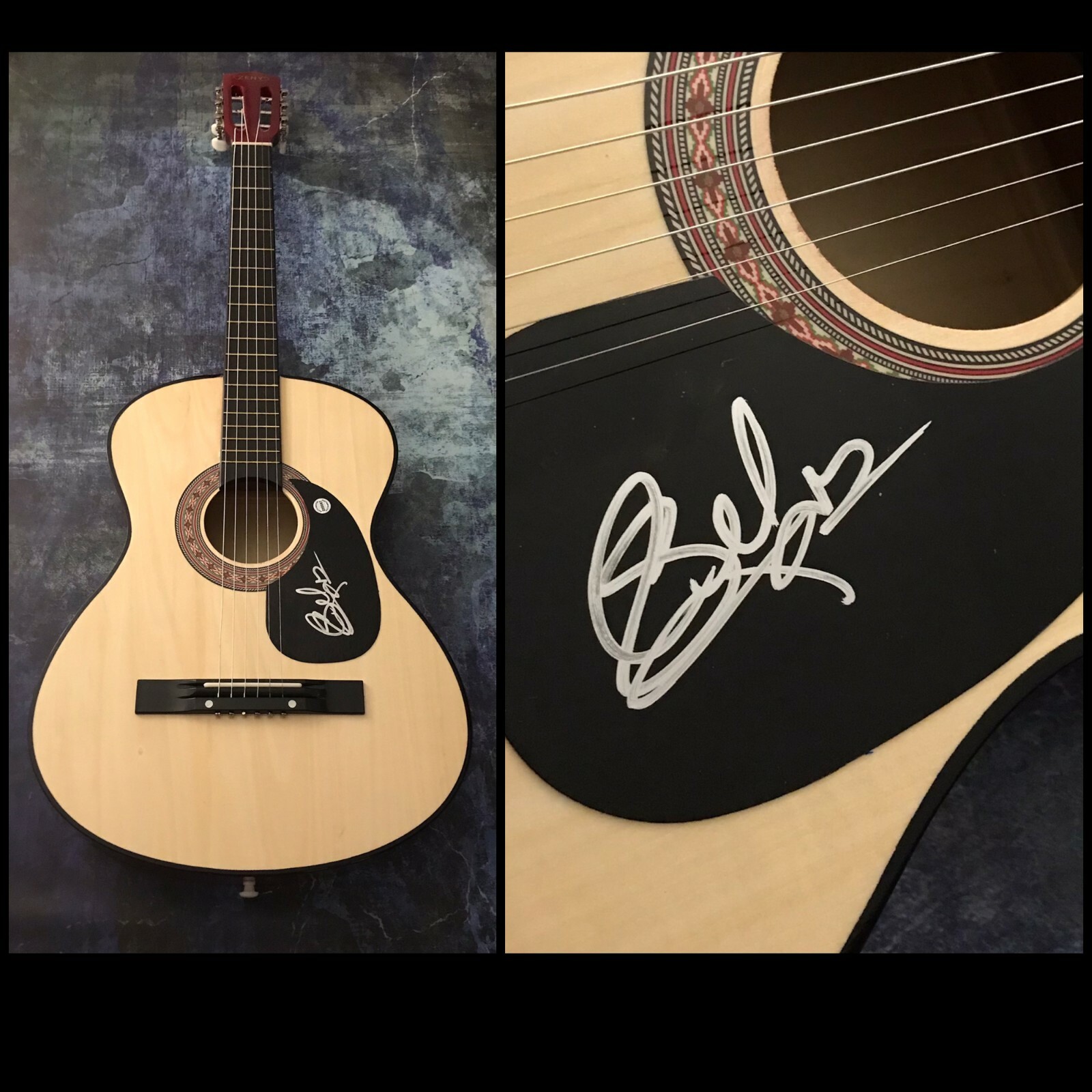 GFA Feeling Good Star * DEMUN JONES * Signed Acoustic Guitar D2 COA
