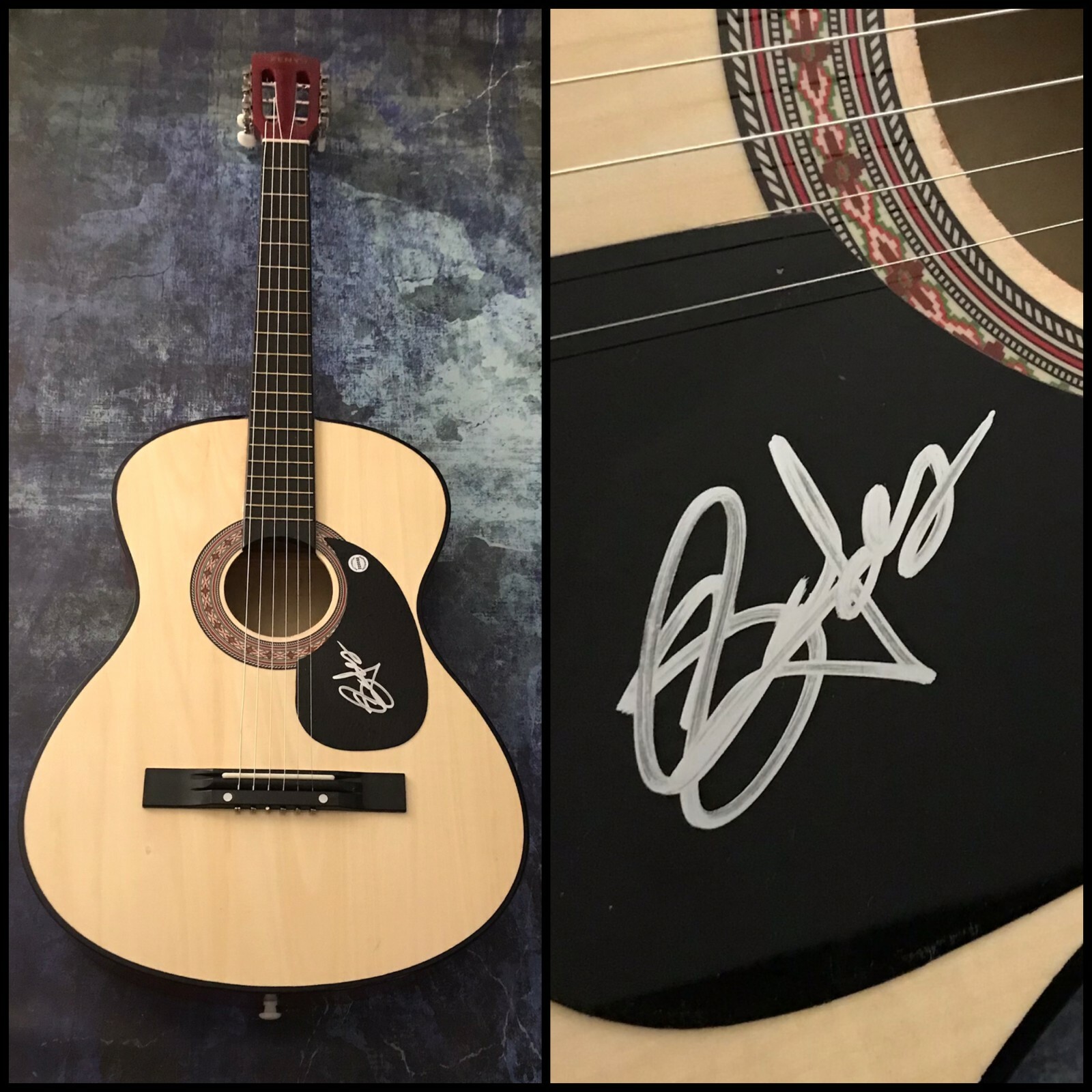 GFA Feeling Good Star * DEMUN JONES * Signed Acoustic Guitar D4 COA
