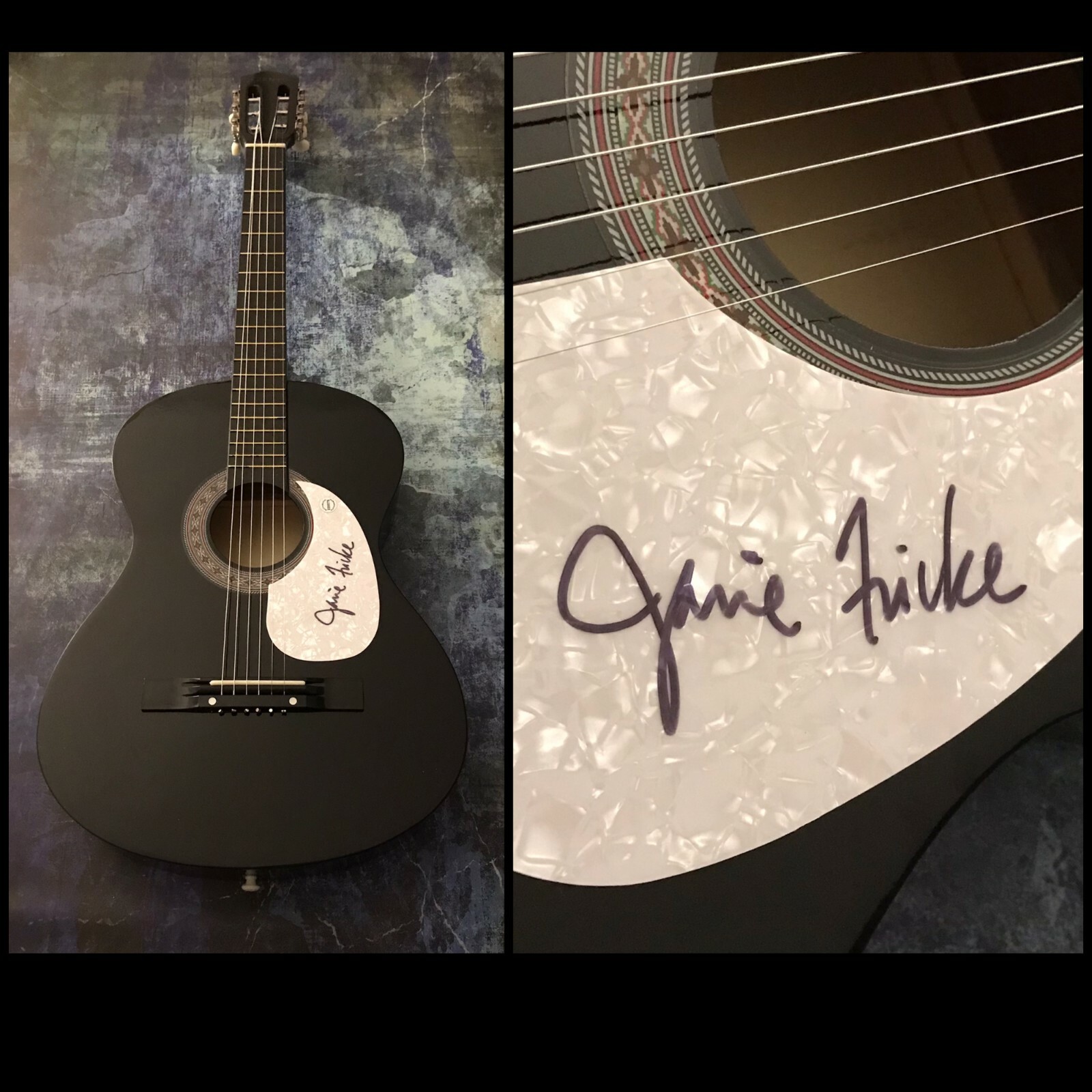 GFA Stranger Country Star * JANIE FRICKE * Signed Acoustic Guitar J1 COA
