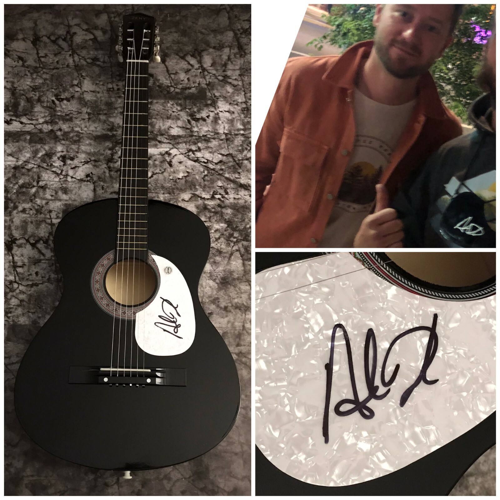 GFA Another - Famous Country Star * ADAM DOLEAC * Signed Acoustic Guitar A1 COA
