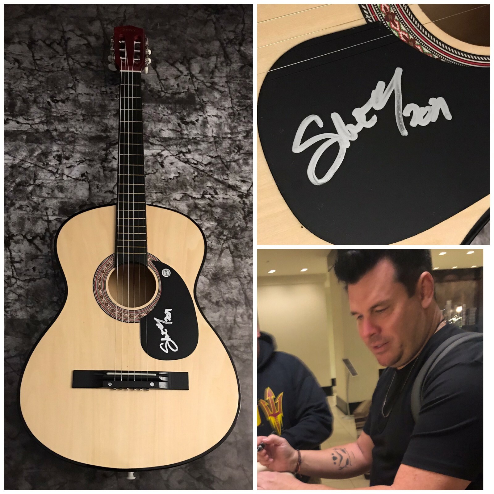 GFA Dixieland Delight * DEE JAY SILVER * Signed DJ Acoustic Guitar PROOF D4 COA
