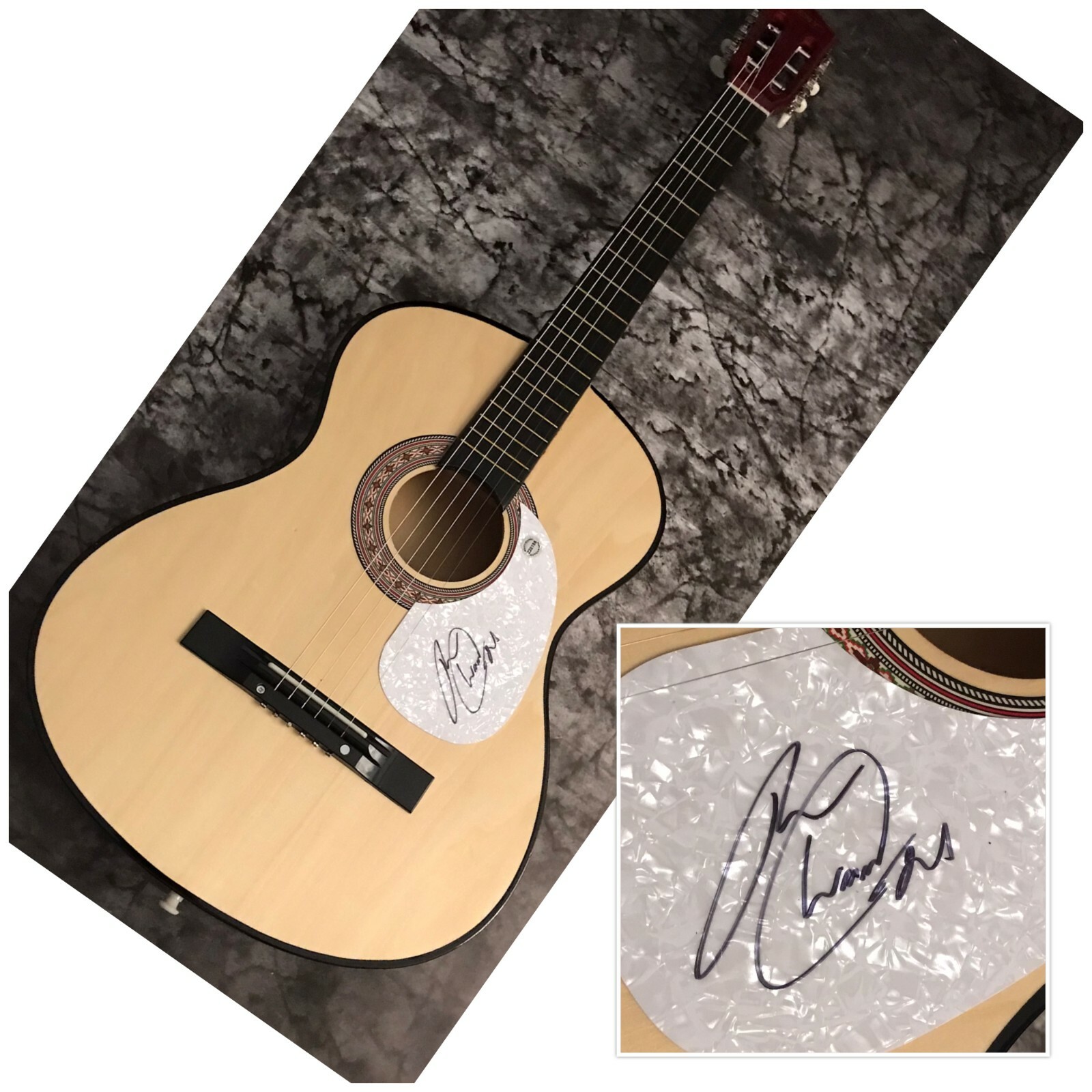 GFA I Met a Girl Star * WILLIAM MICHAEL MORGAN * Signed Acoustic Guitar W2 COA
