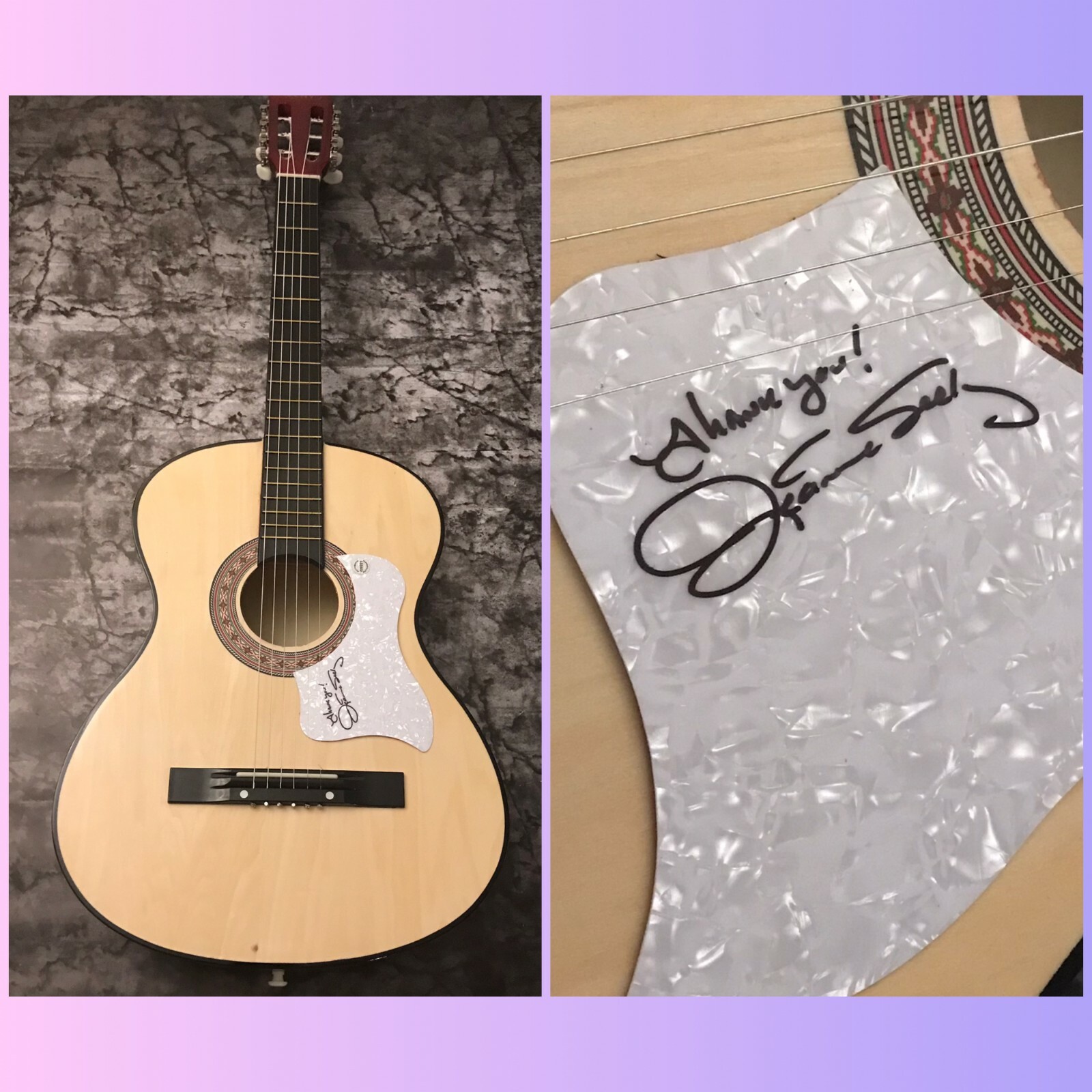 GFA Don't Touch Me Star * JEANNIE SEELY * Signed Acoustic Guitar COA
