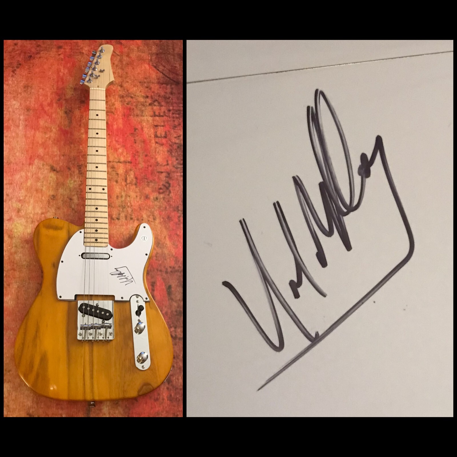 GFA Wink Country Legend * NEAL McCOY * Signed Tele Electric Guitar COA
