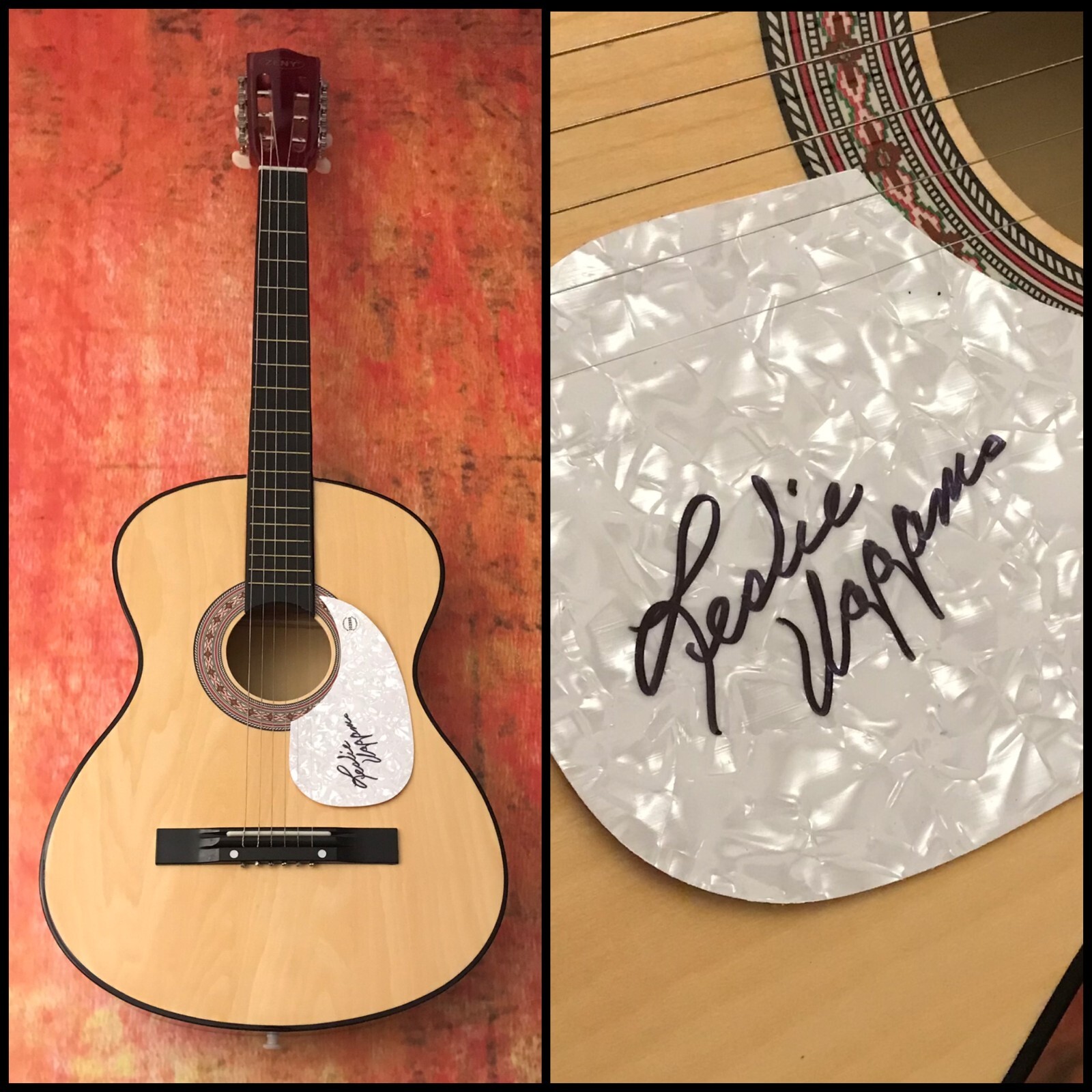 GFA Broadway Hallelujah, Baby! * LESLIE UGGAMS * Signed Acoustic Guitar L2 COA
