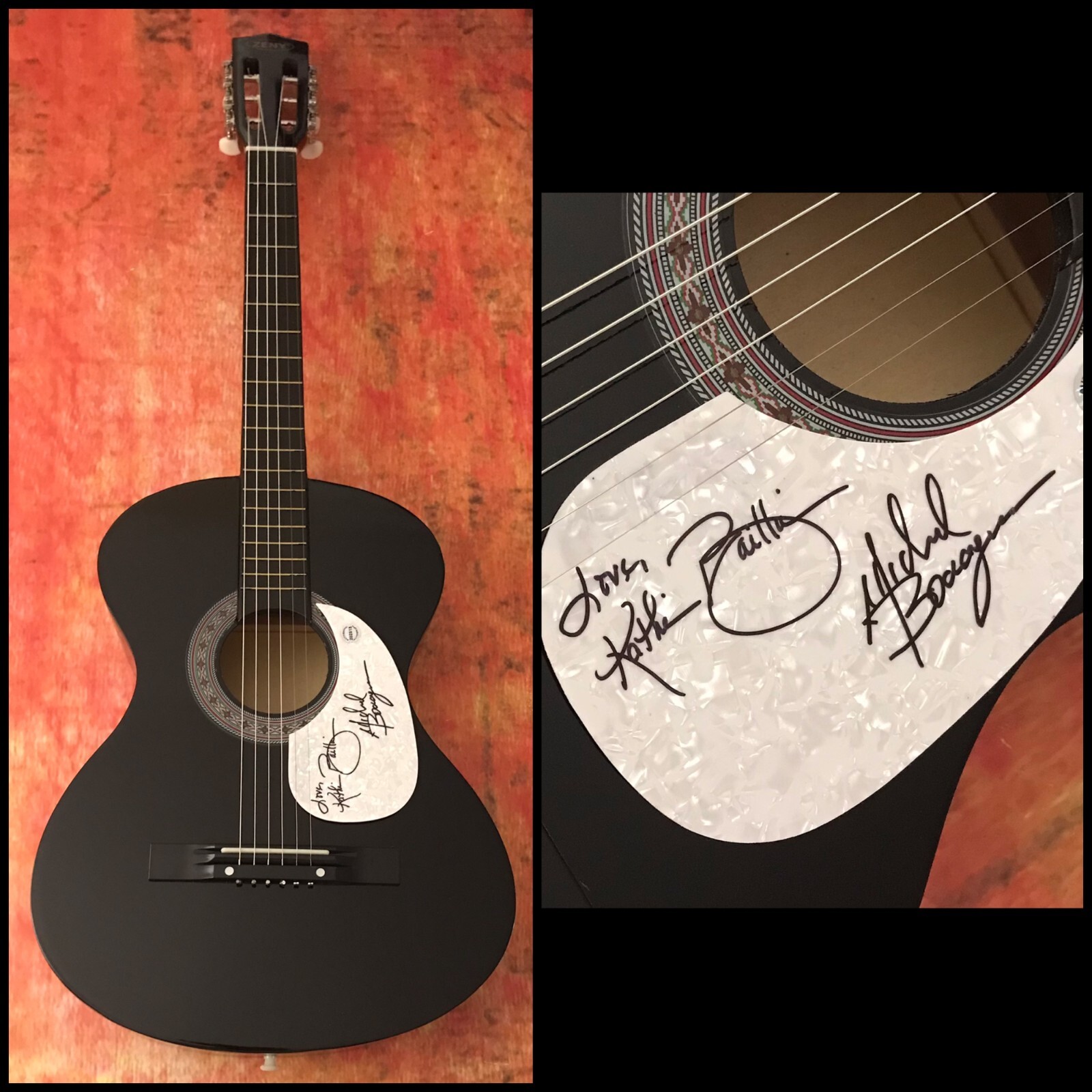 GFA Kathie & Michael Bonagura * BAILLIE & THE BOYS * Signed Acoustic Guitar COA
