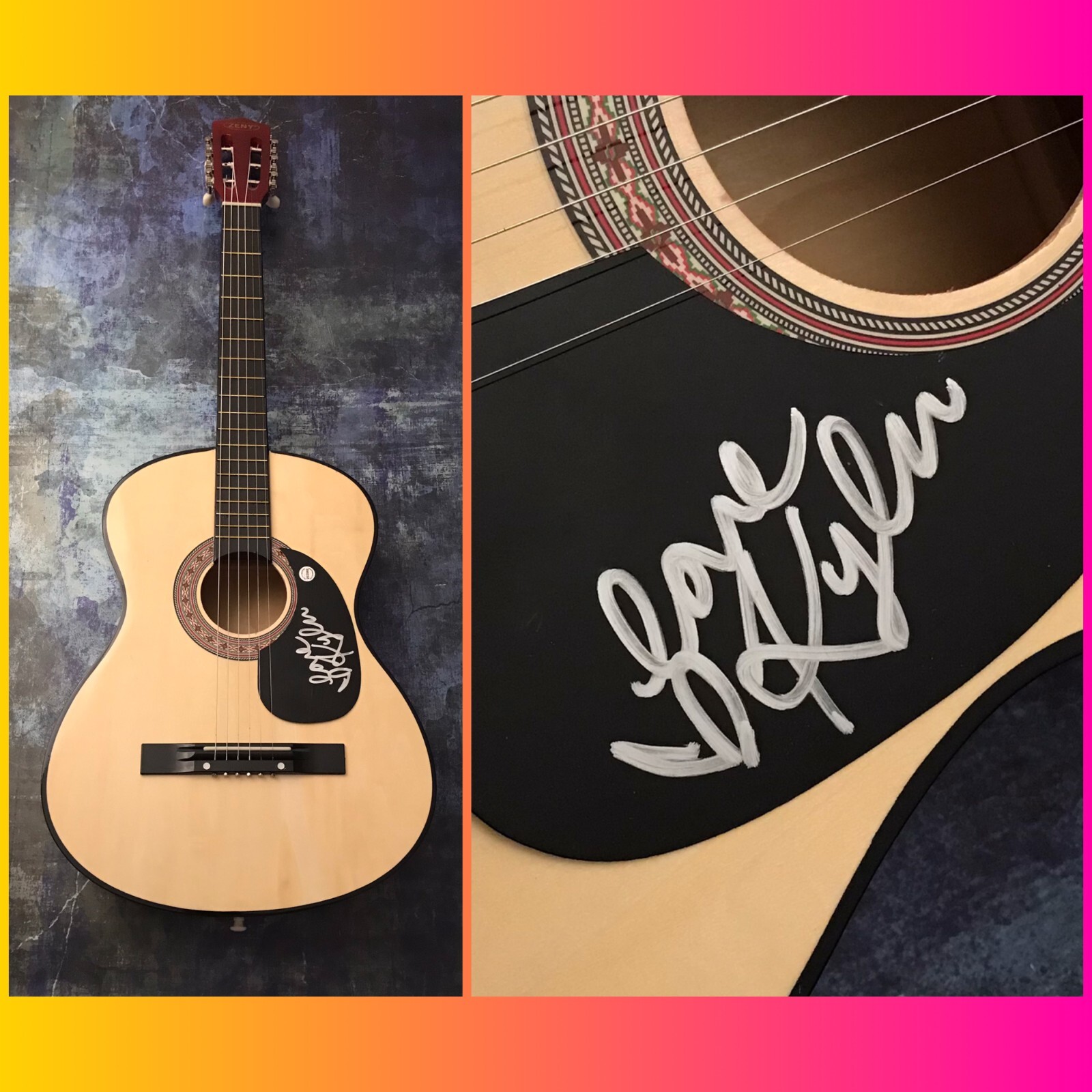 GFA Break Things Country Star * KYLIE MORGAN * Signed Acoustic Guitar K1 COA
